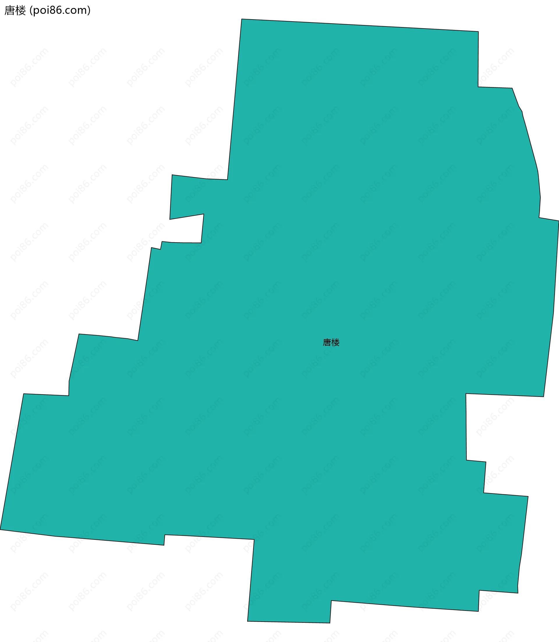 唐楼边界地图