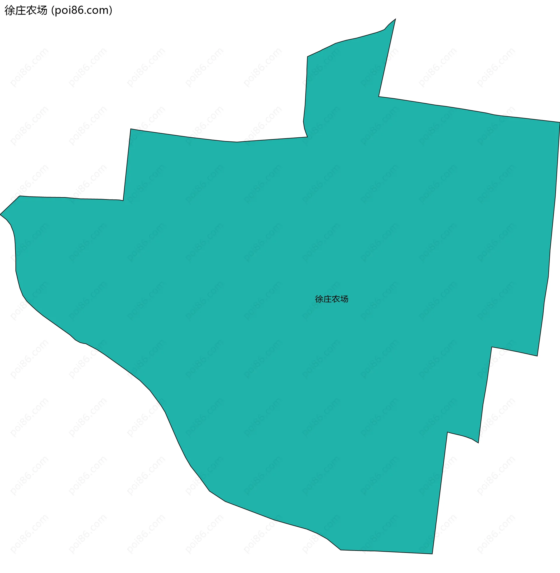 徐庄农场边界地图