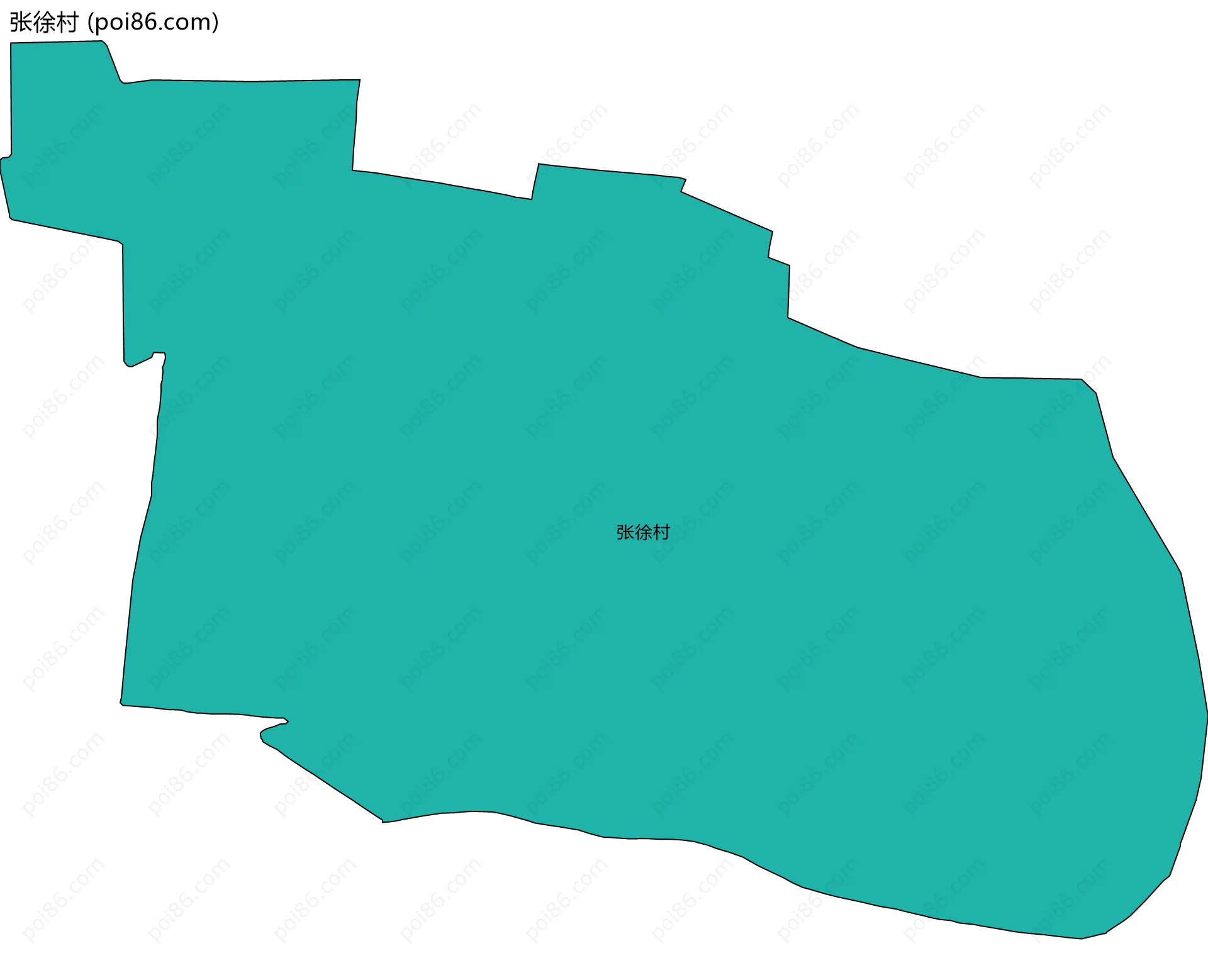 张徐村边界地图