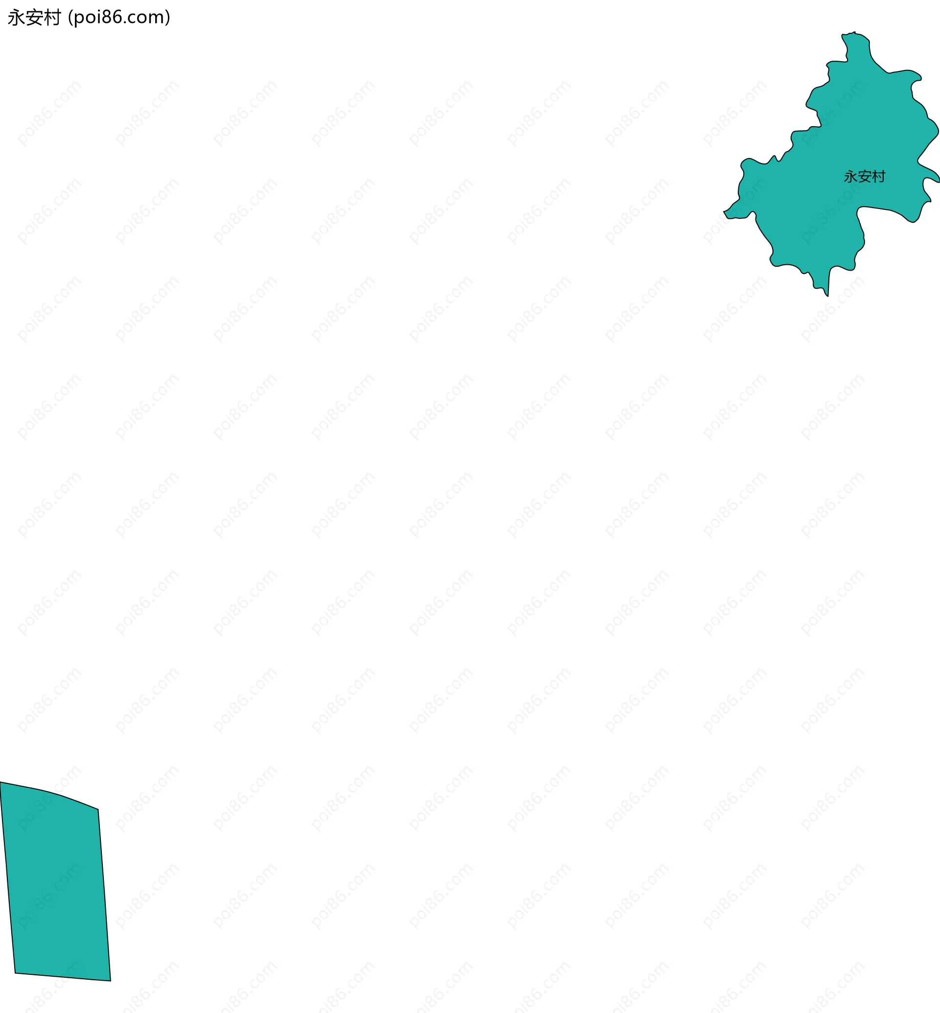 永安村边界地图