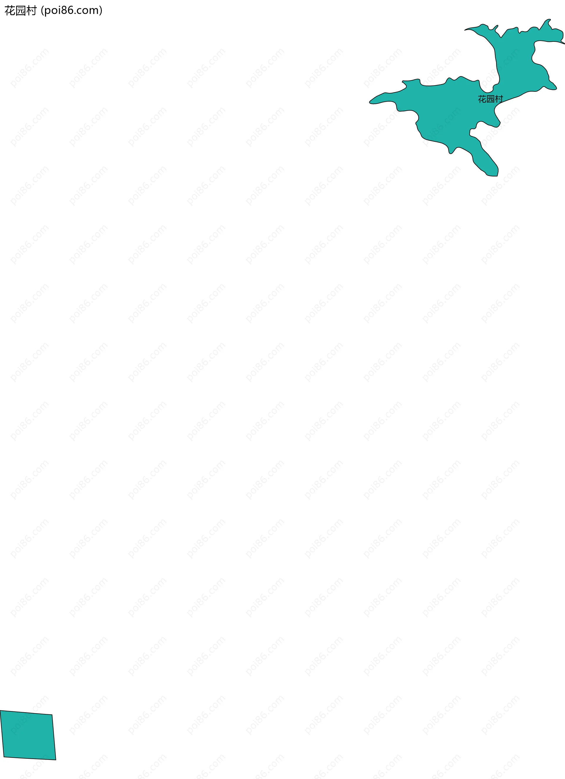 花园村边界地图