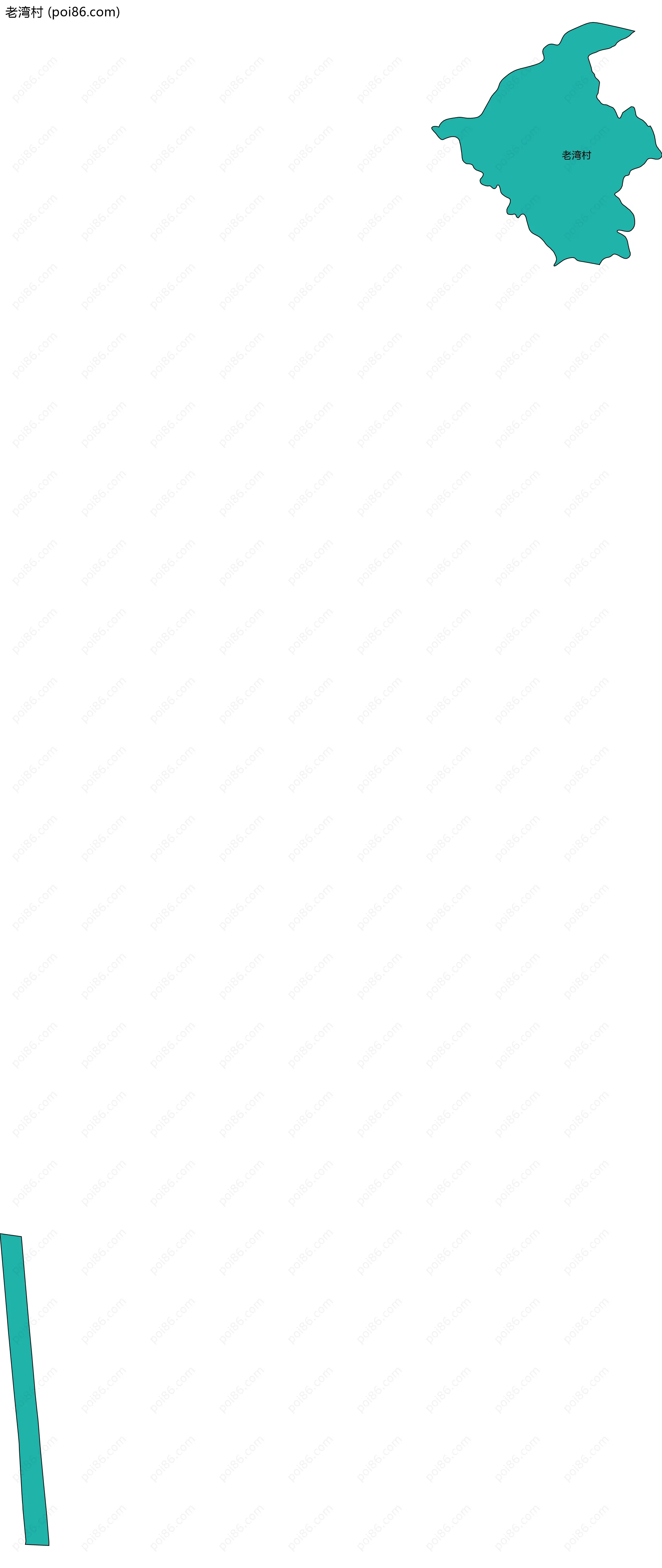 老湾村边界地图