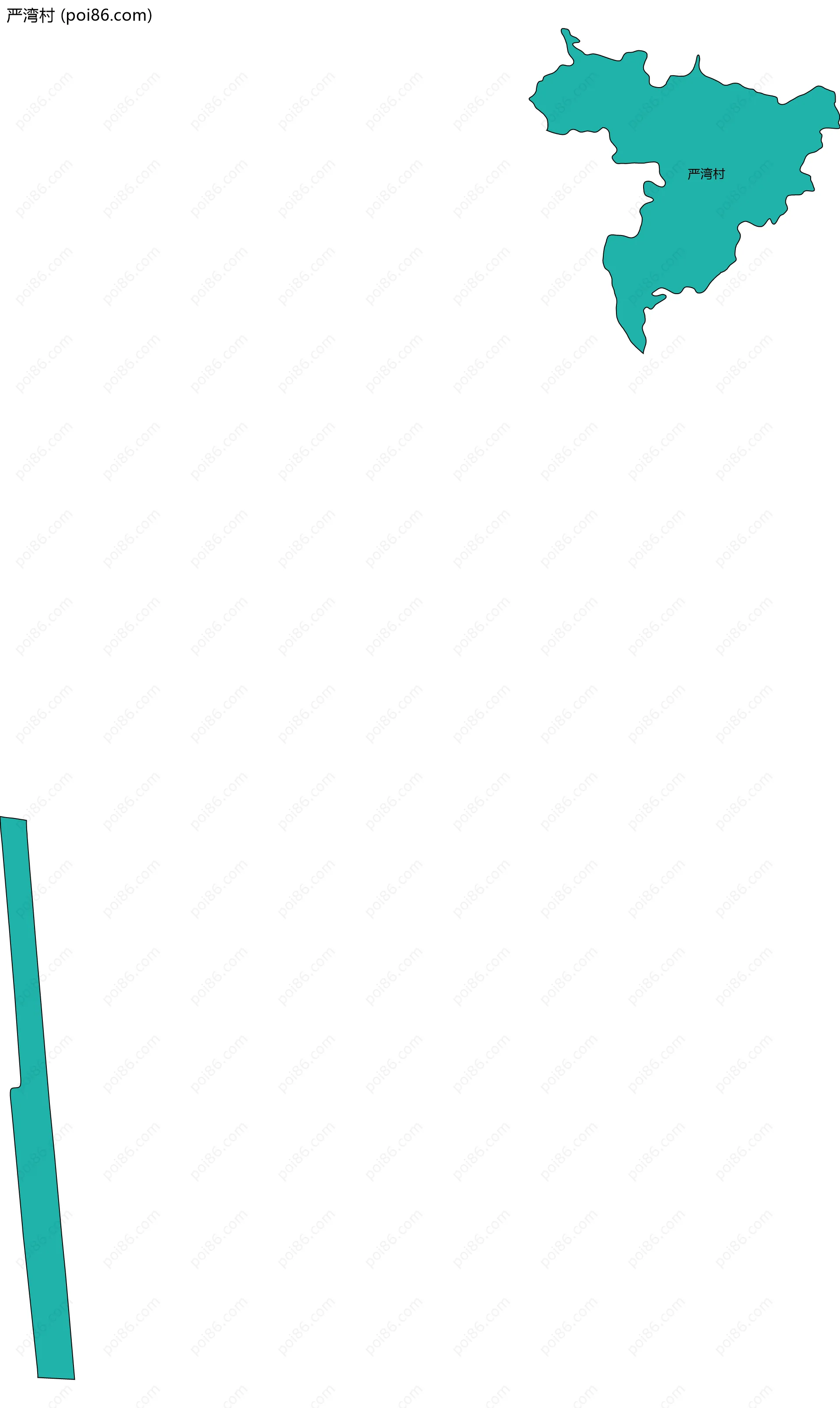 严湾村边界地图