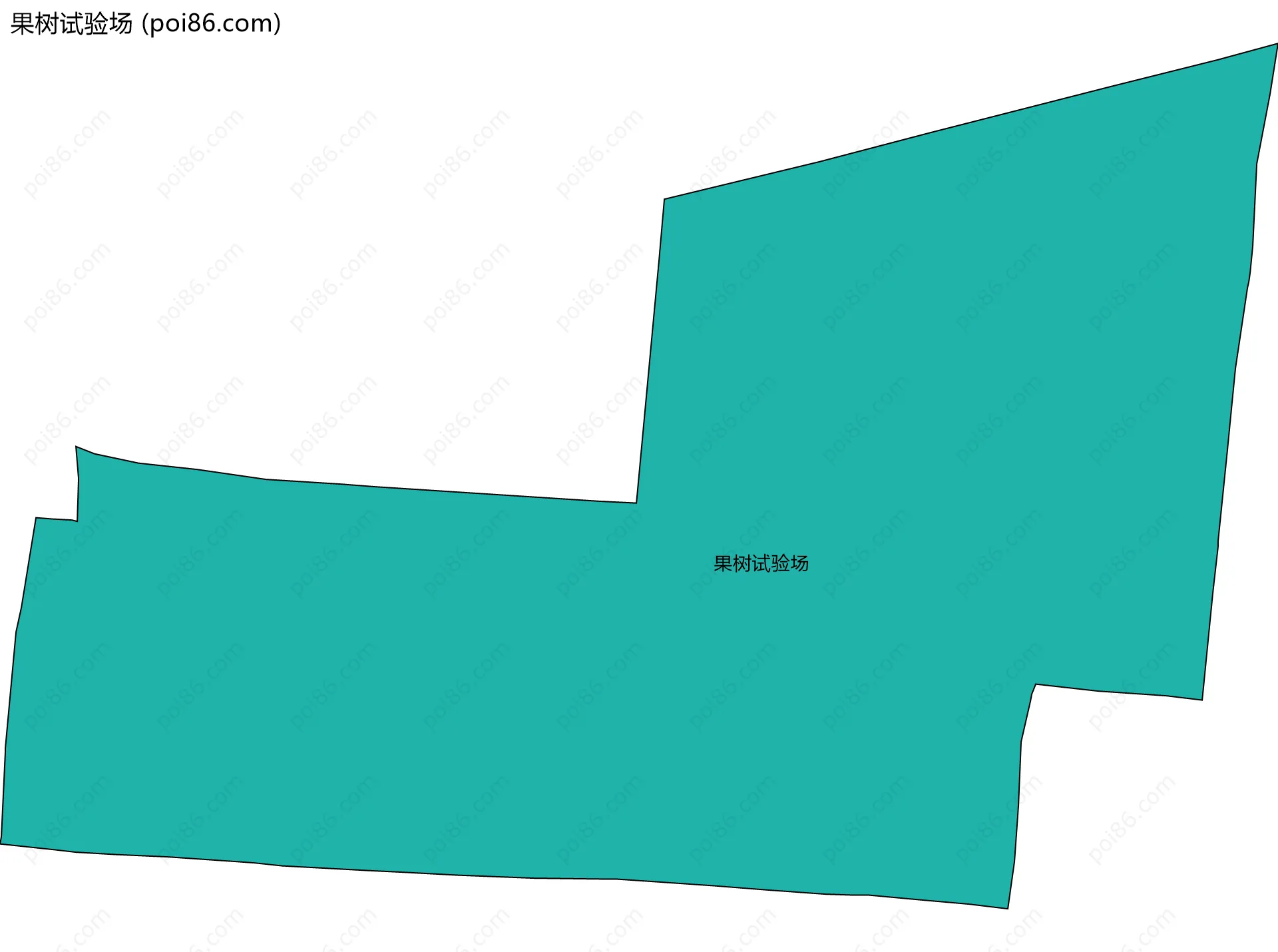 果树试验场边界地图