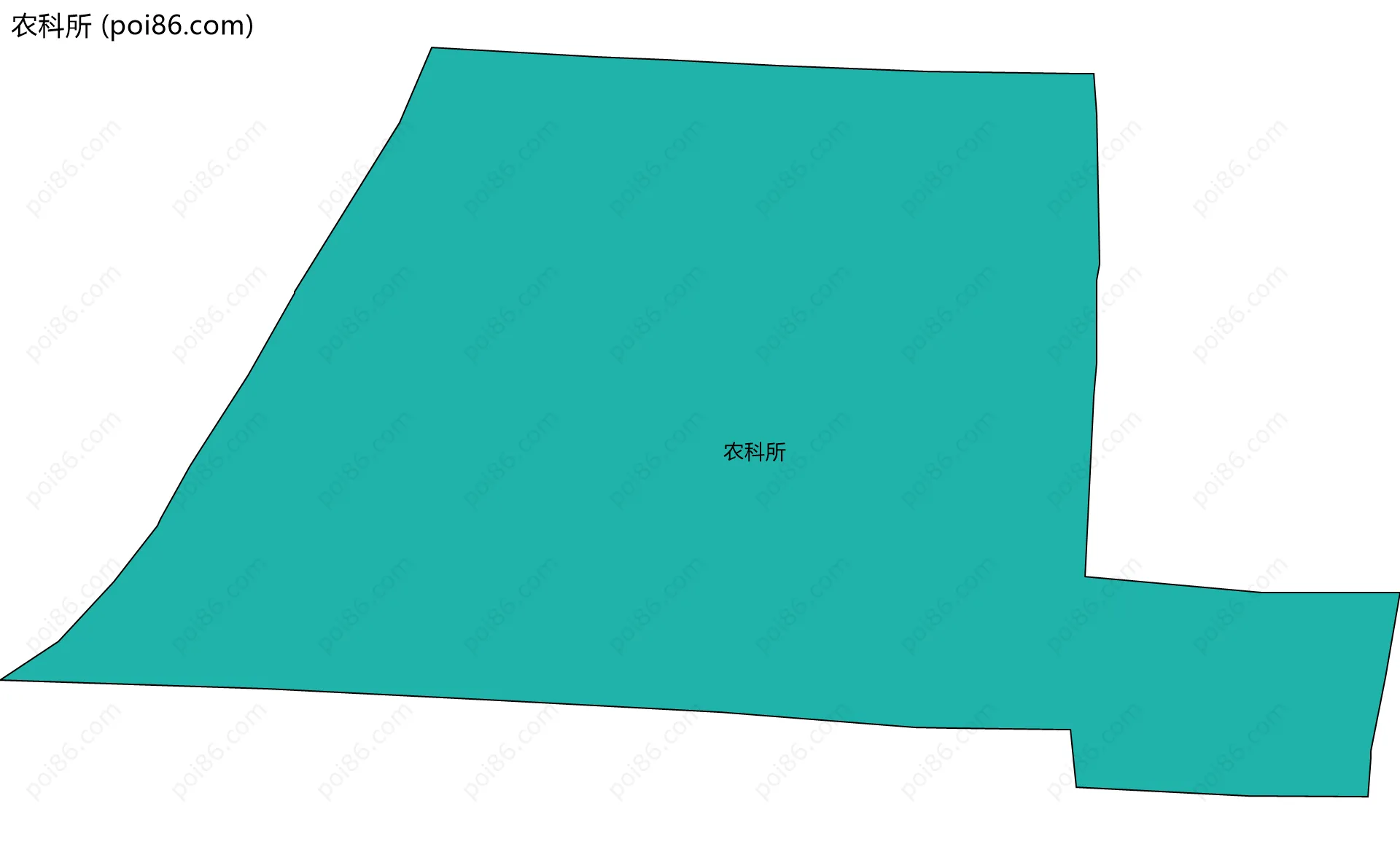 农科所边界地图