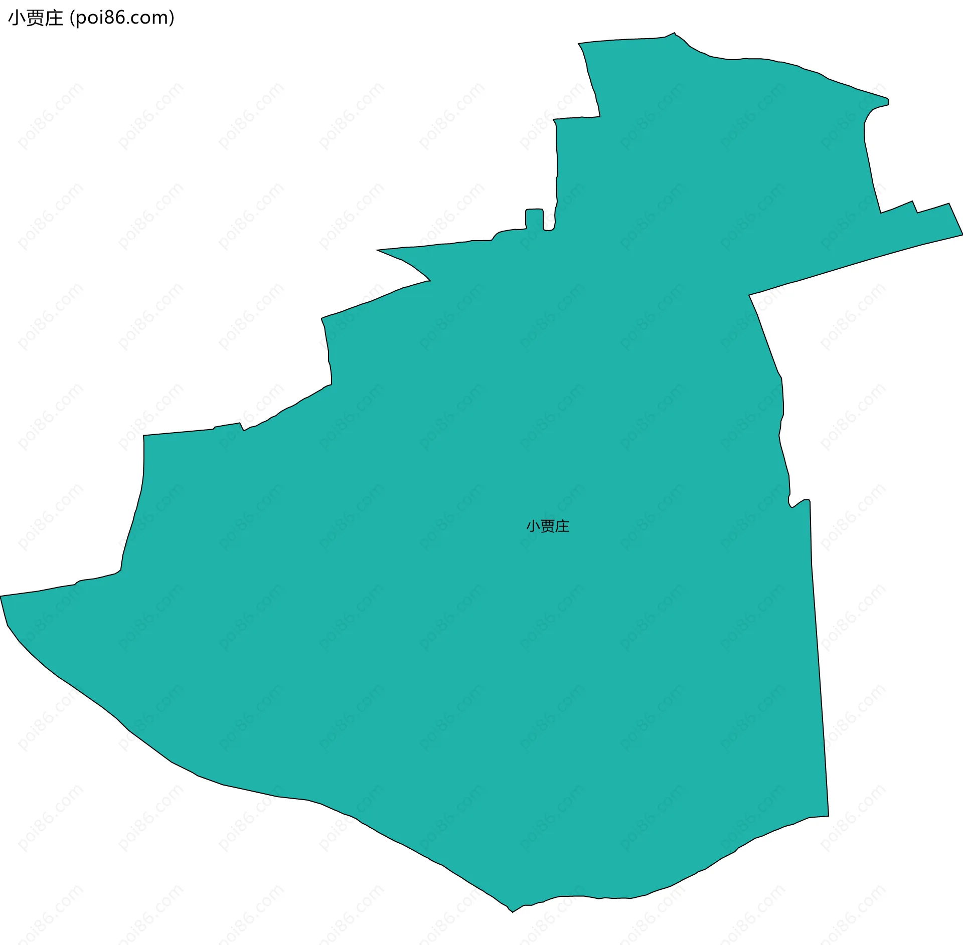 小贾庄边界地图