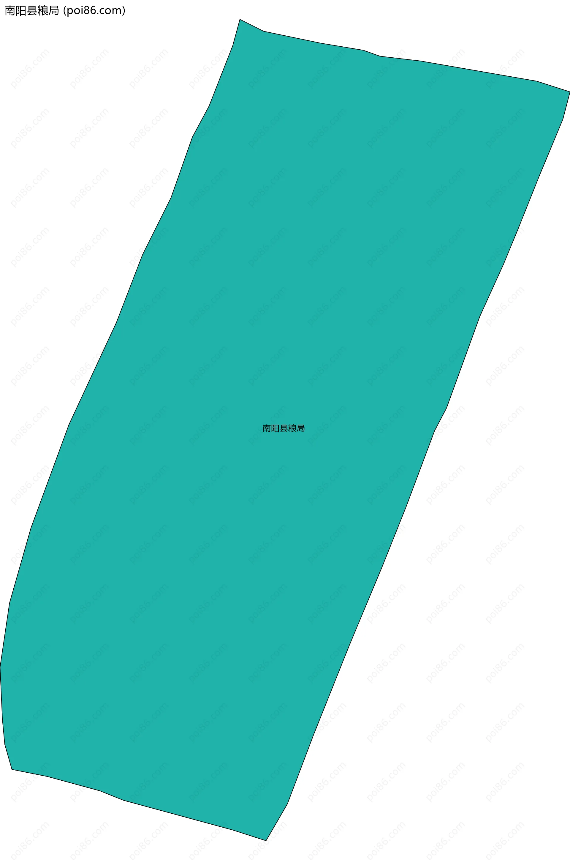 南阳县粮局边界地图