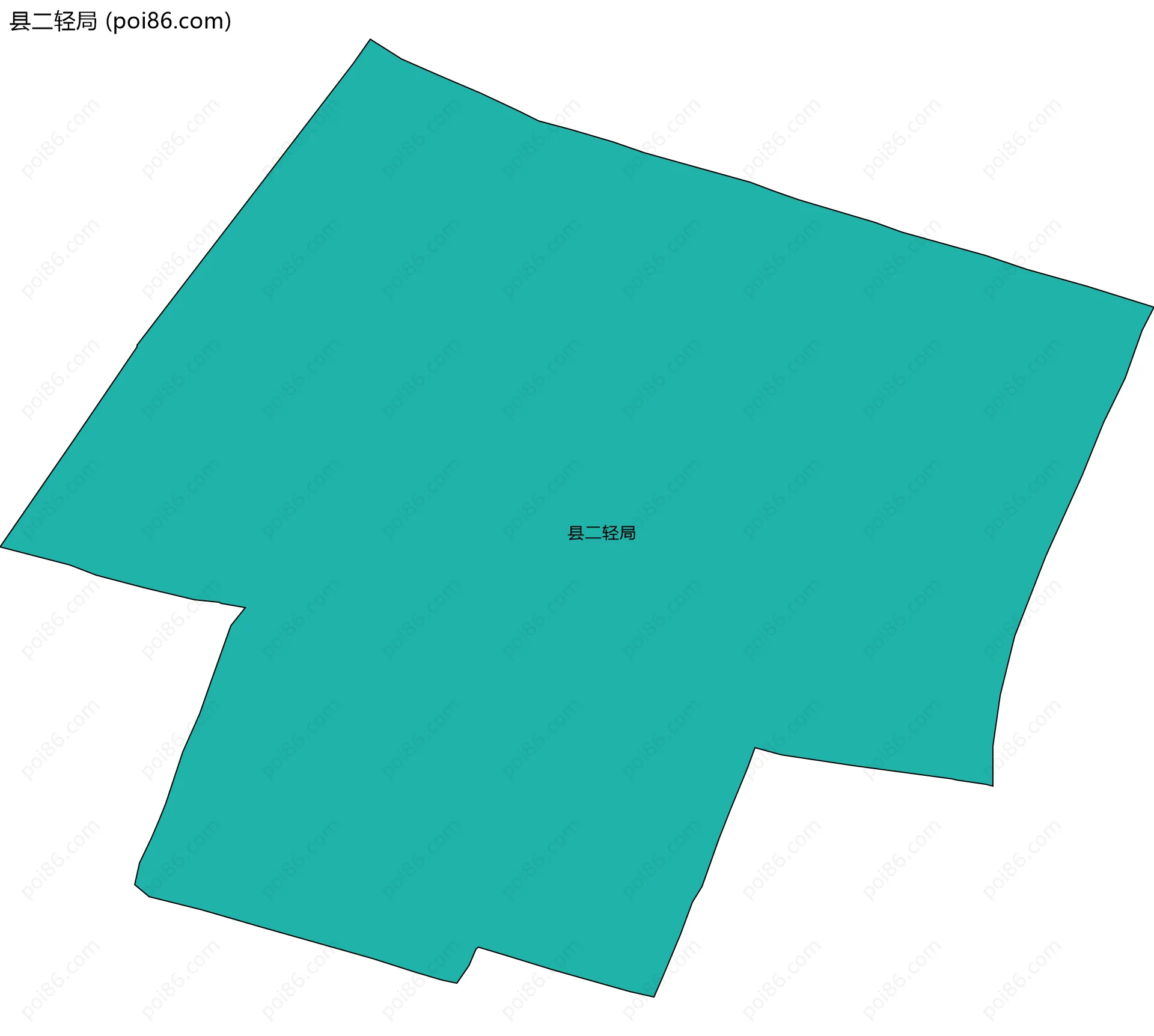 县二轻局边界地图