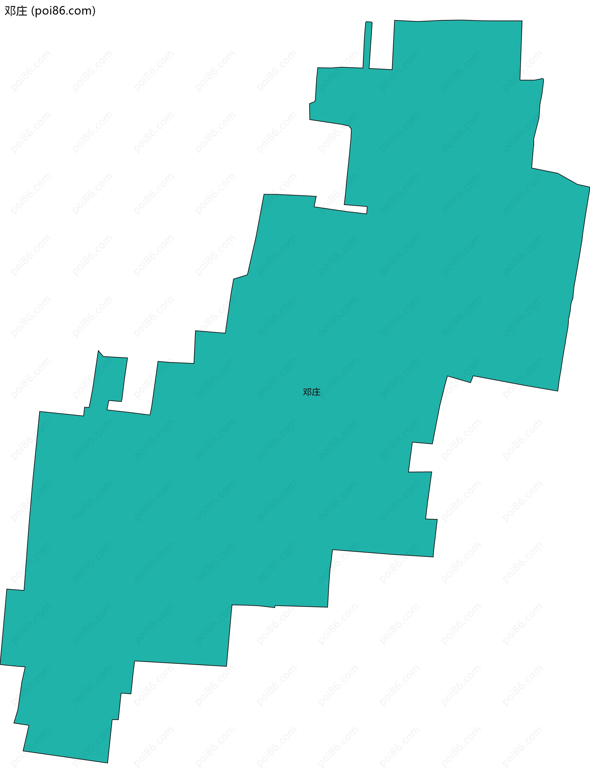 邓庄边界地图