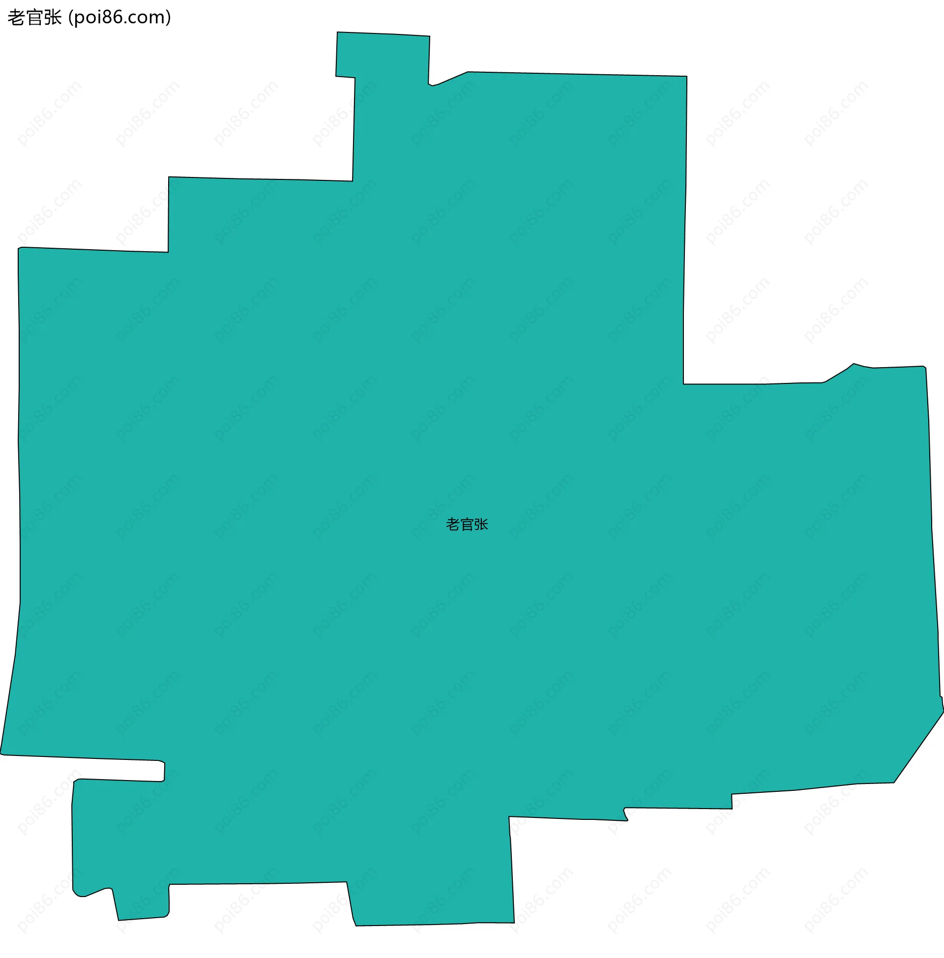 老官张边界地图