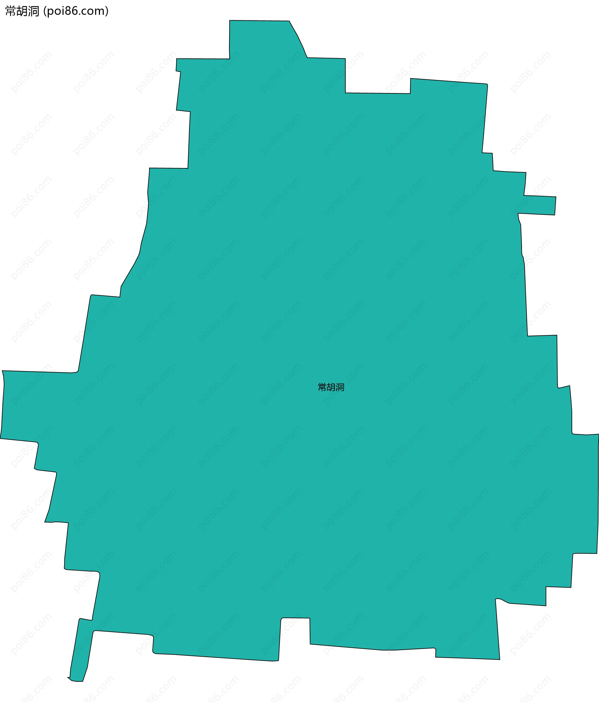 常胡洞边界地图