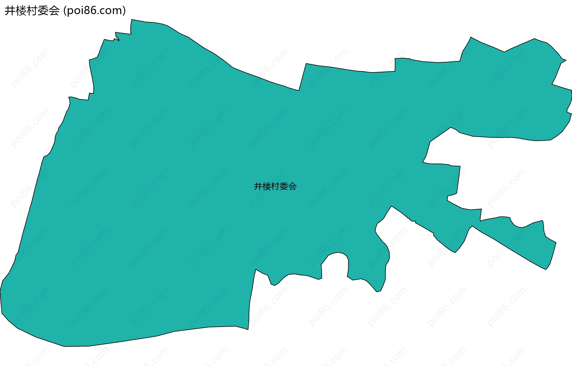 井楼村委会边界地图