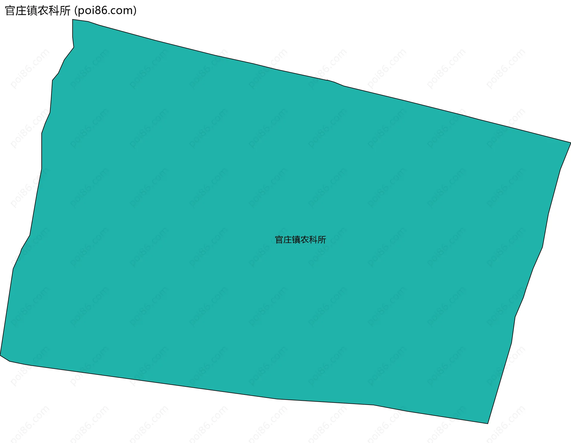 官庄镇农科所边界地图