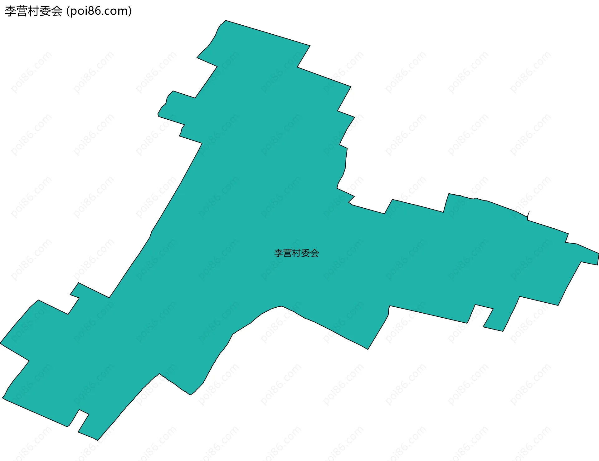 李营村委会边界地图