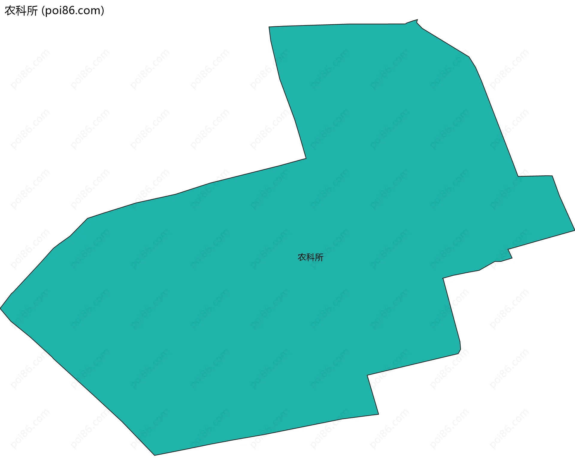 农科所边界地图