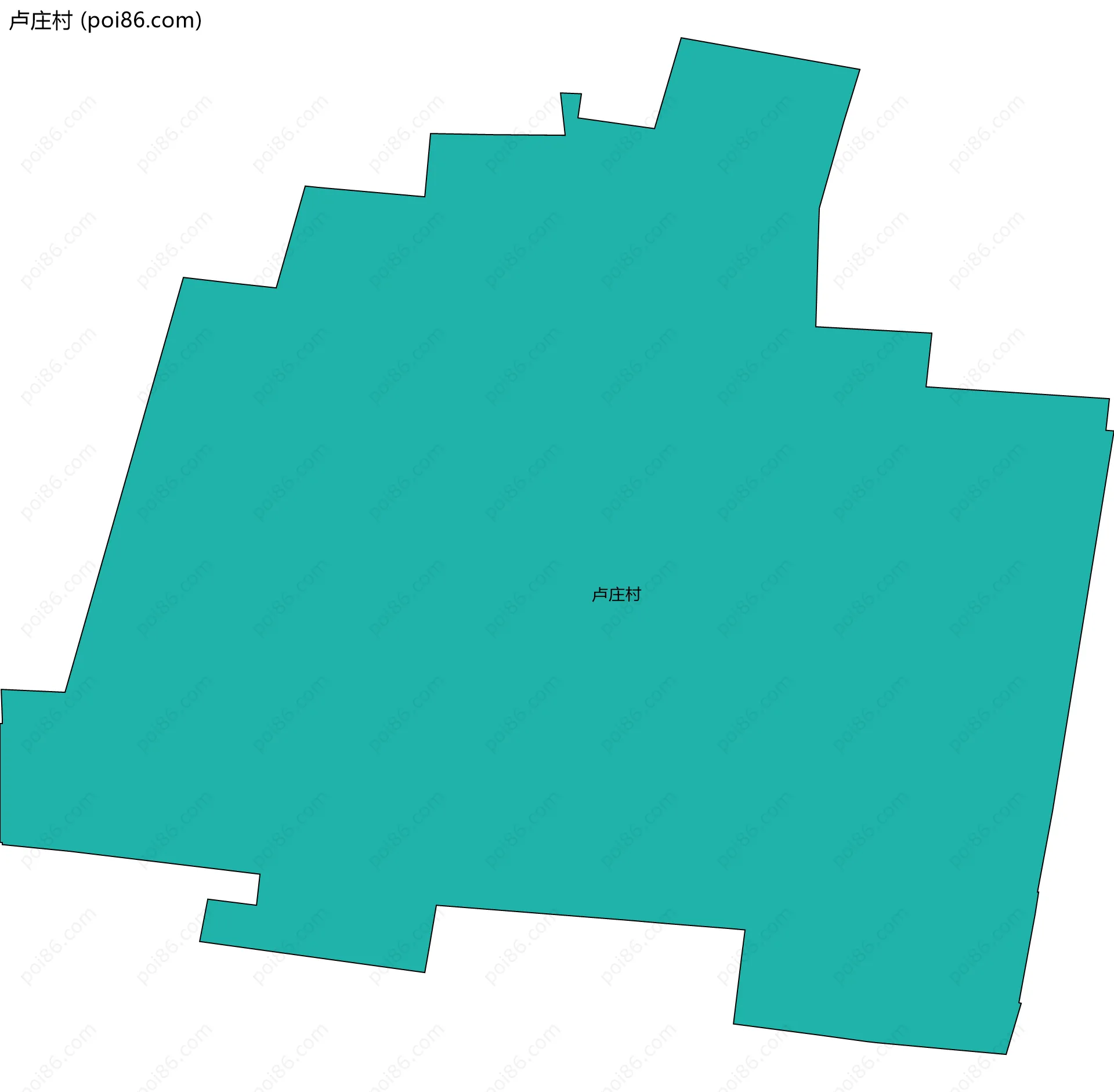 卢庄村边界地图
