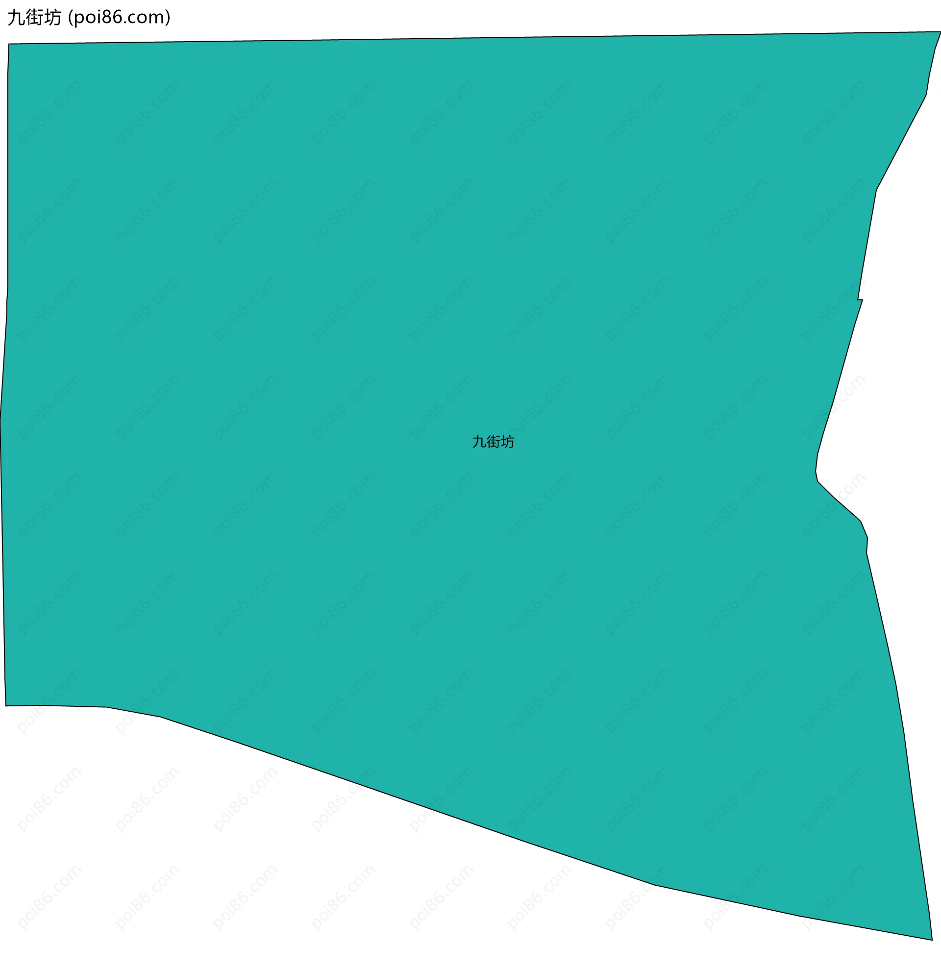 九街坊边界地图
