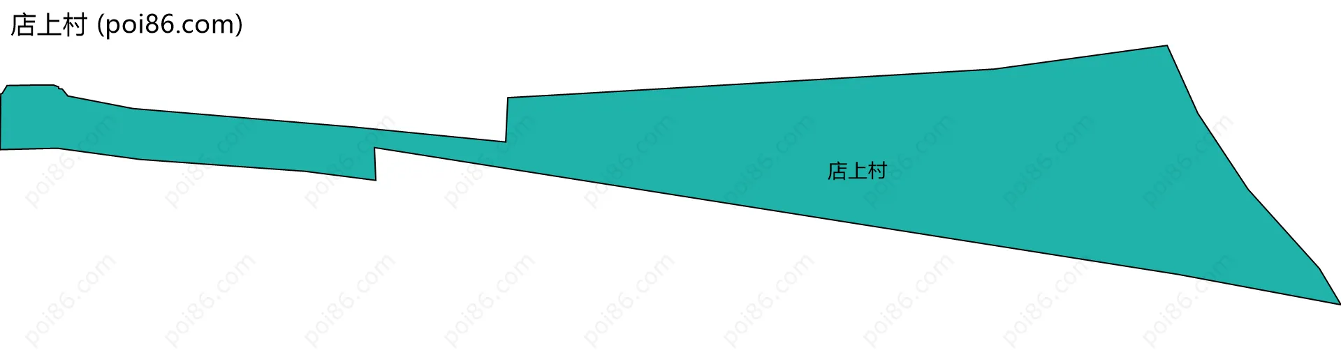 店上村边界地图