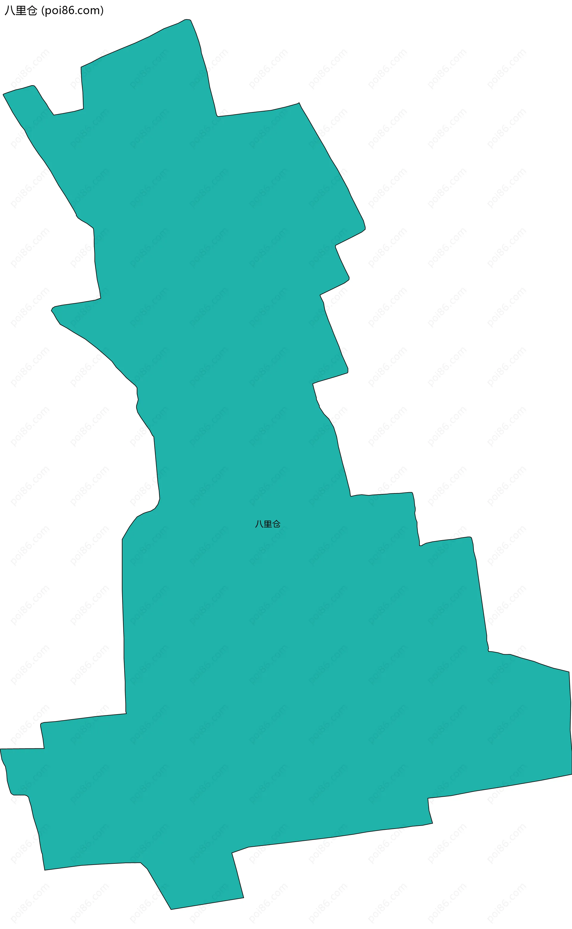 八里仓边界地图