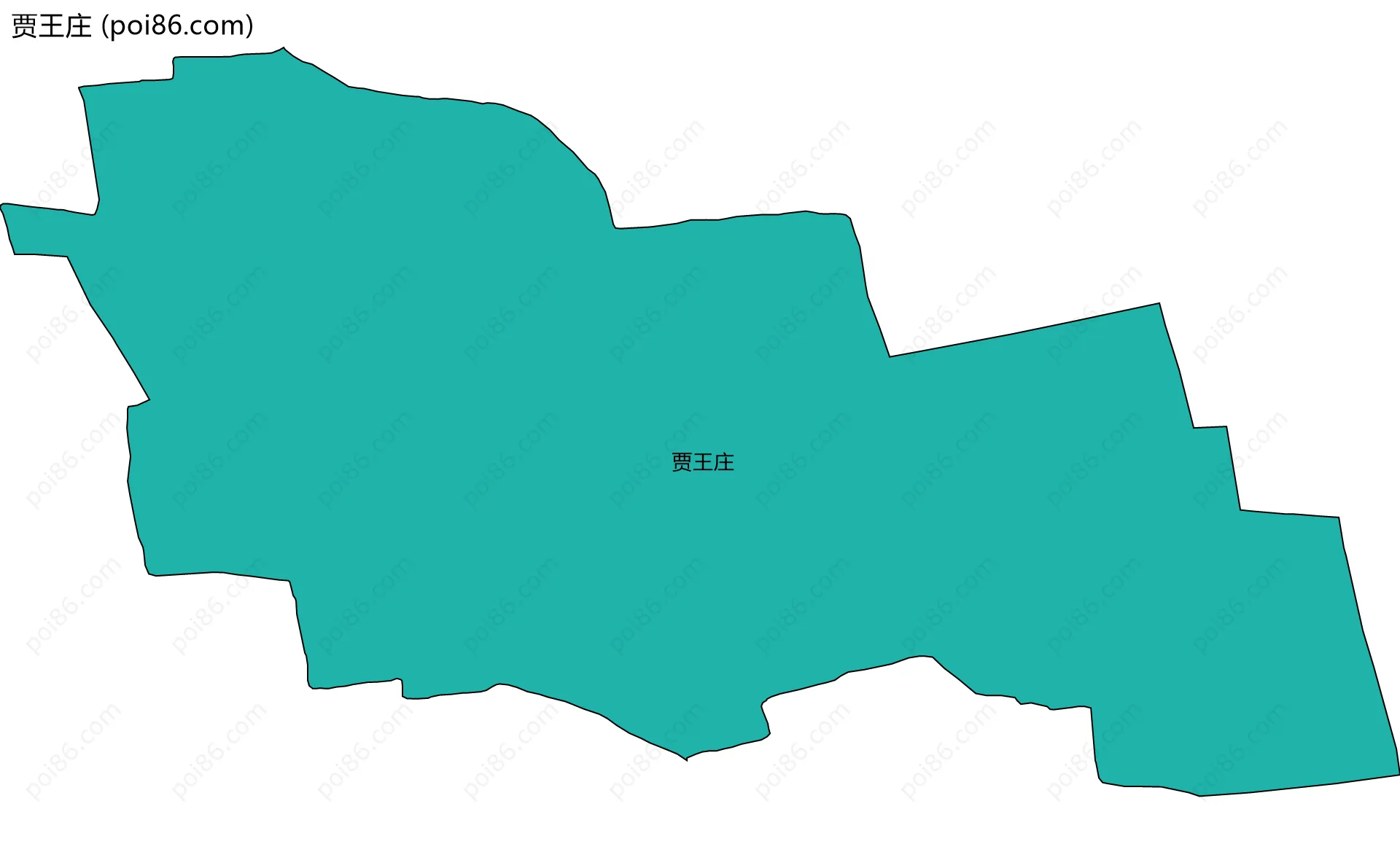 贾王庄边界地图