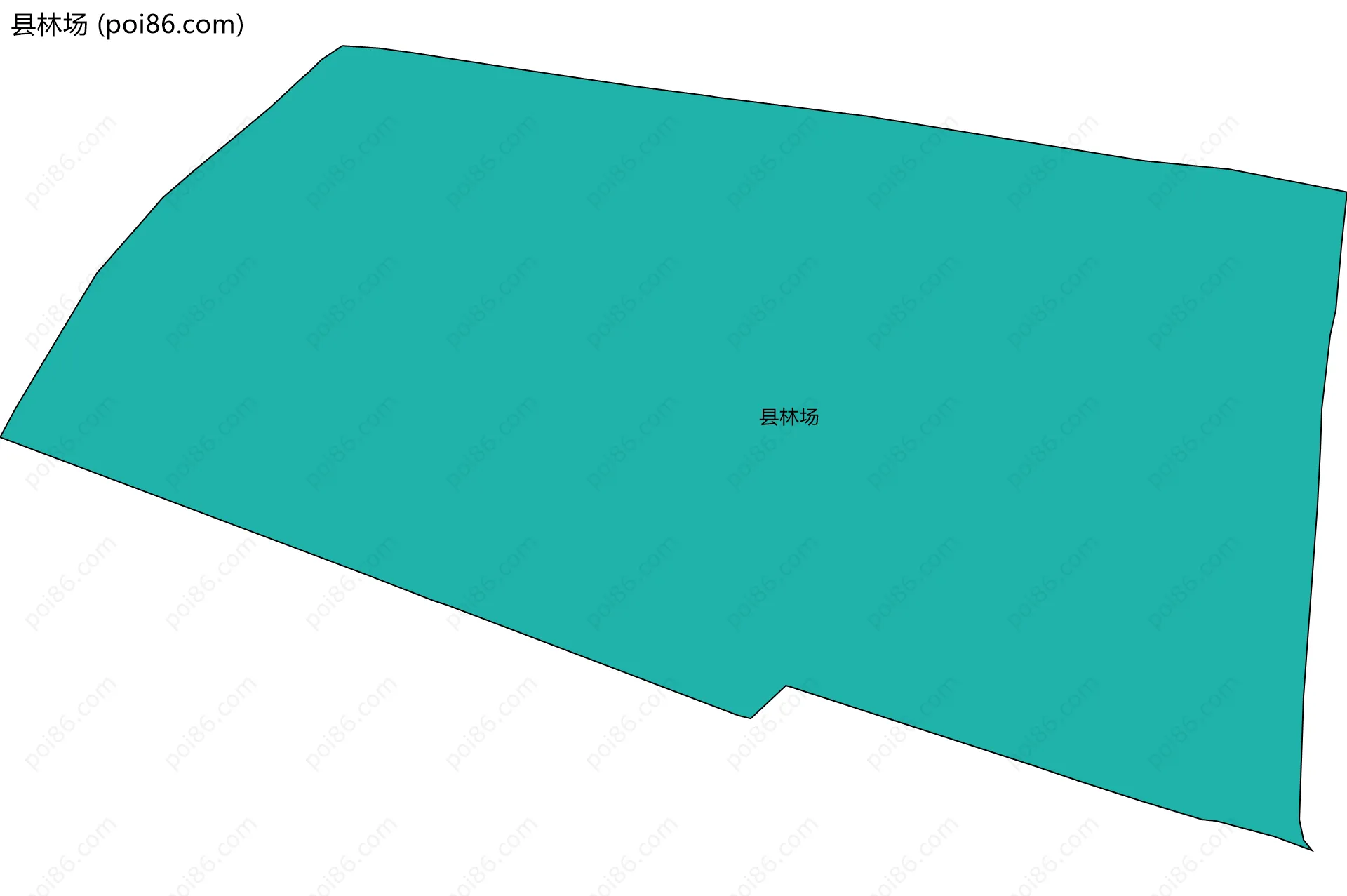 县林场边界地图