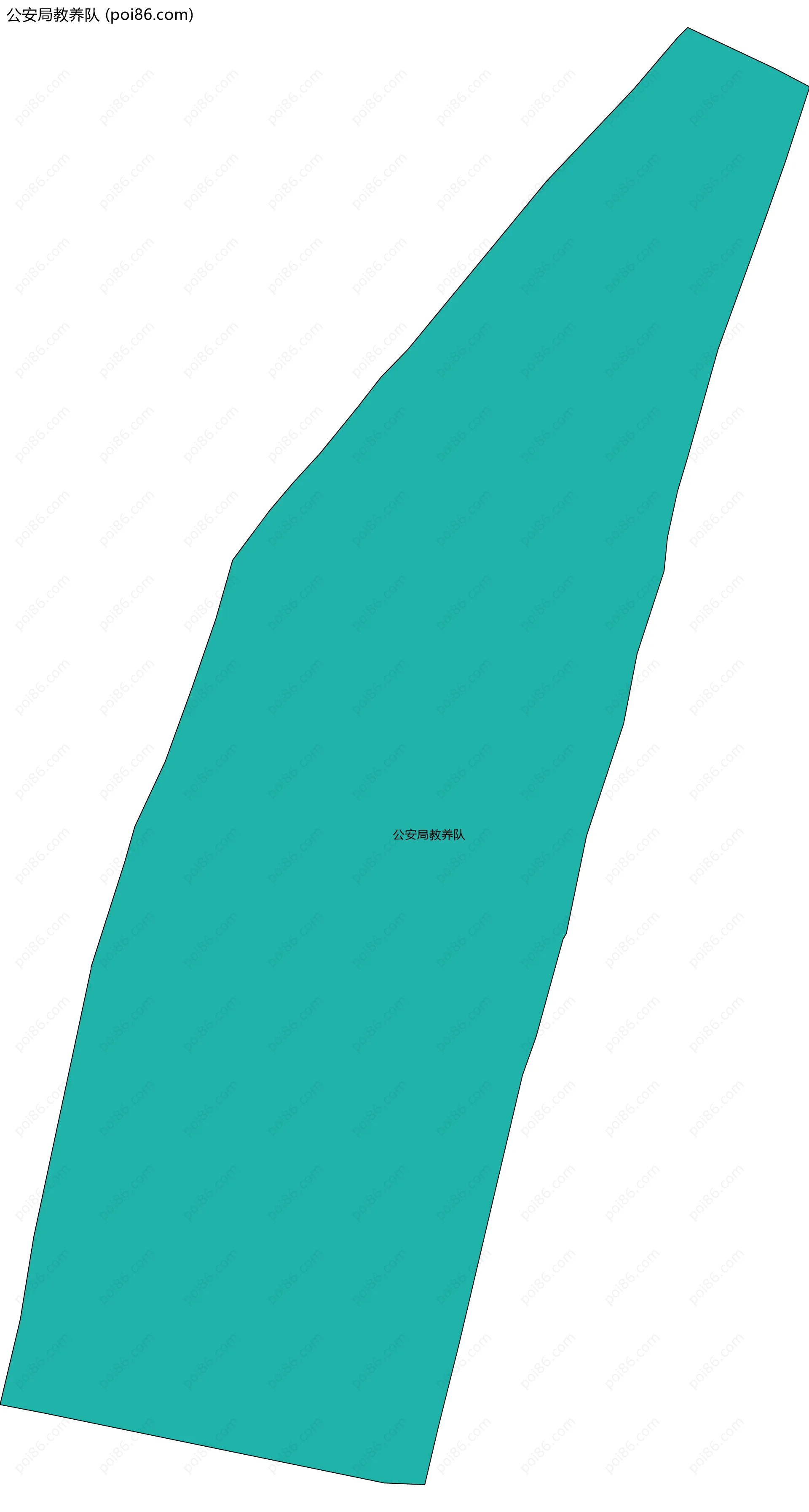 公安局教养队边界地图