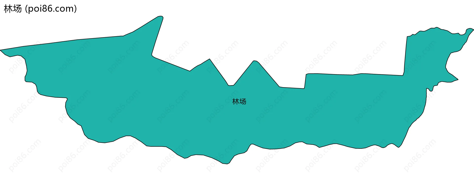 林场边界地图