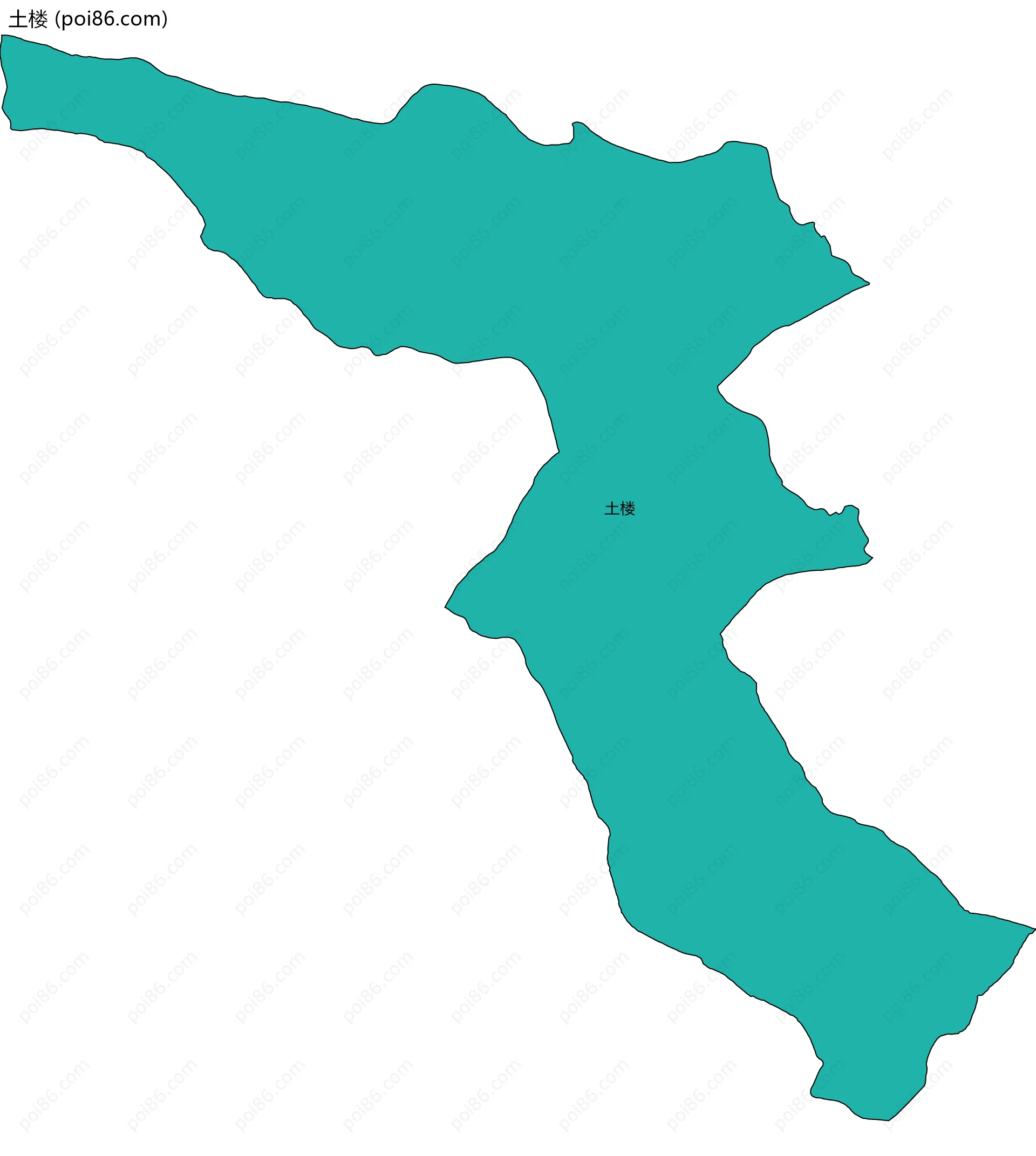 土楼边界地图