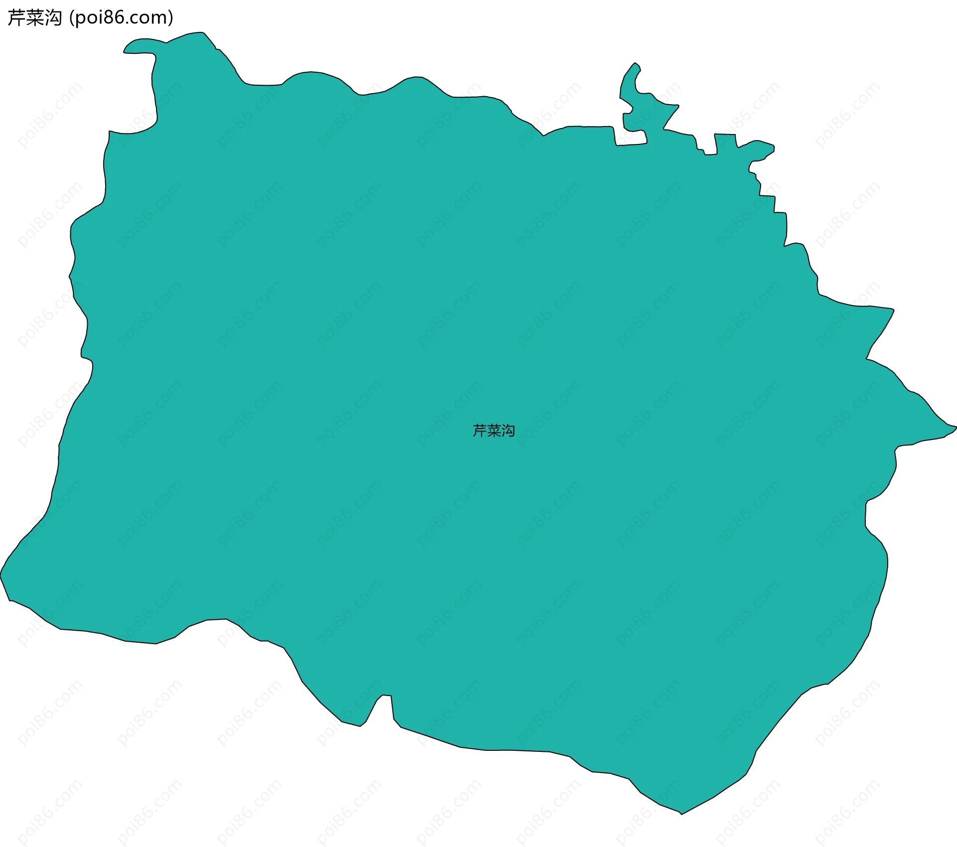 芹菜沟边界地图
