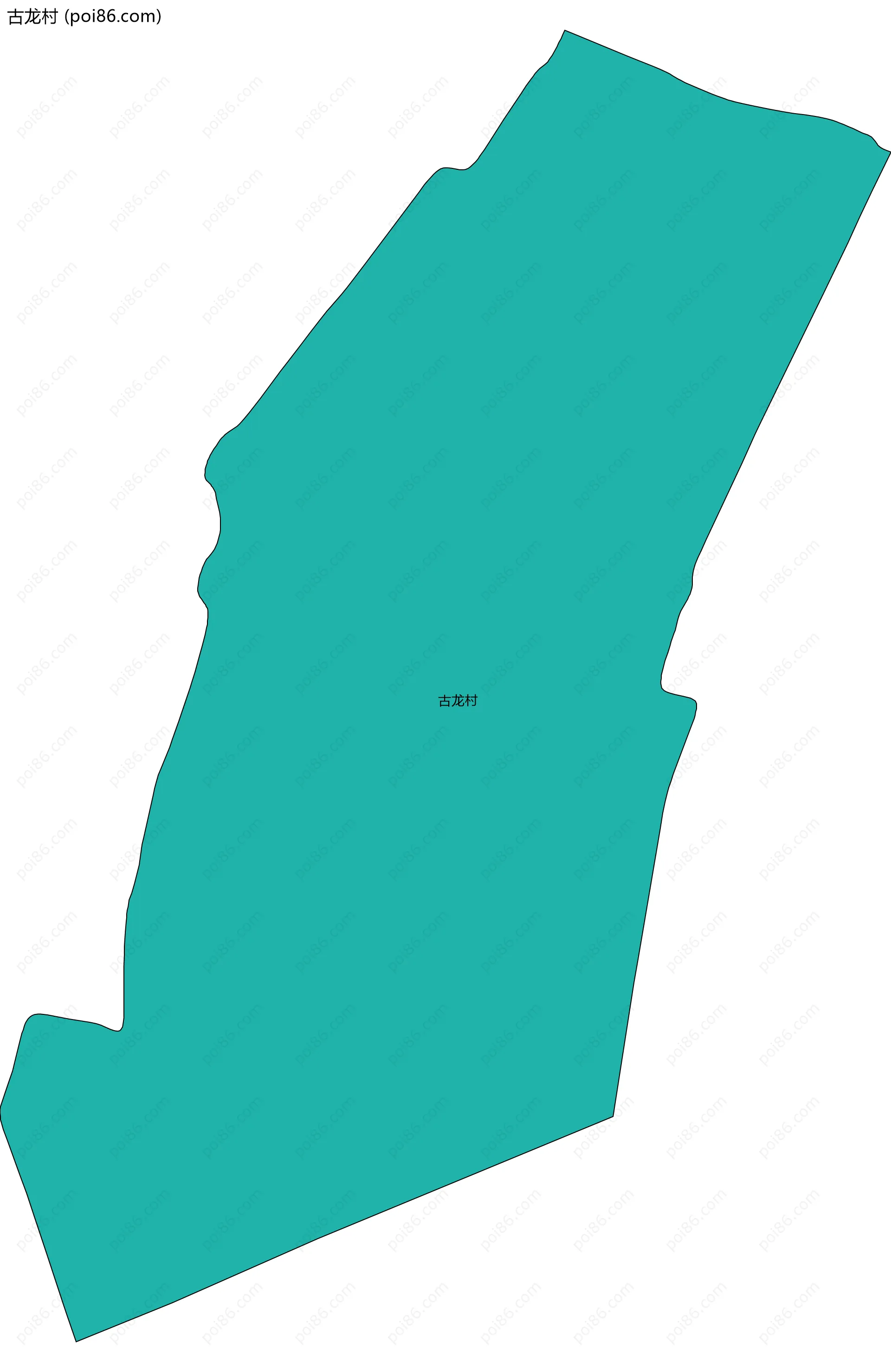 古龙村边界地图