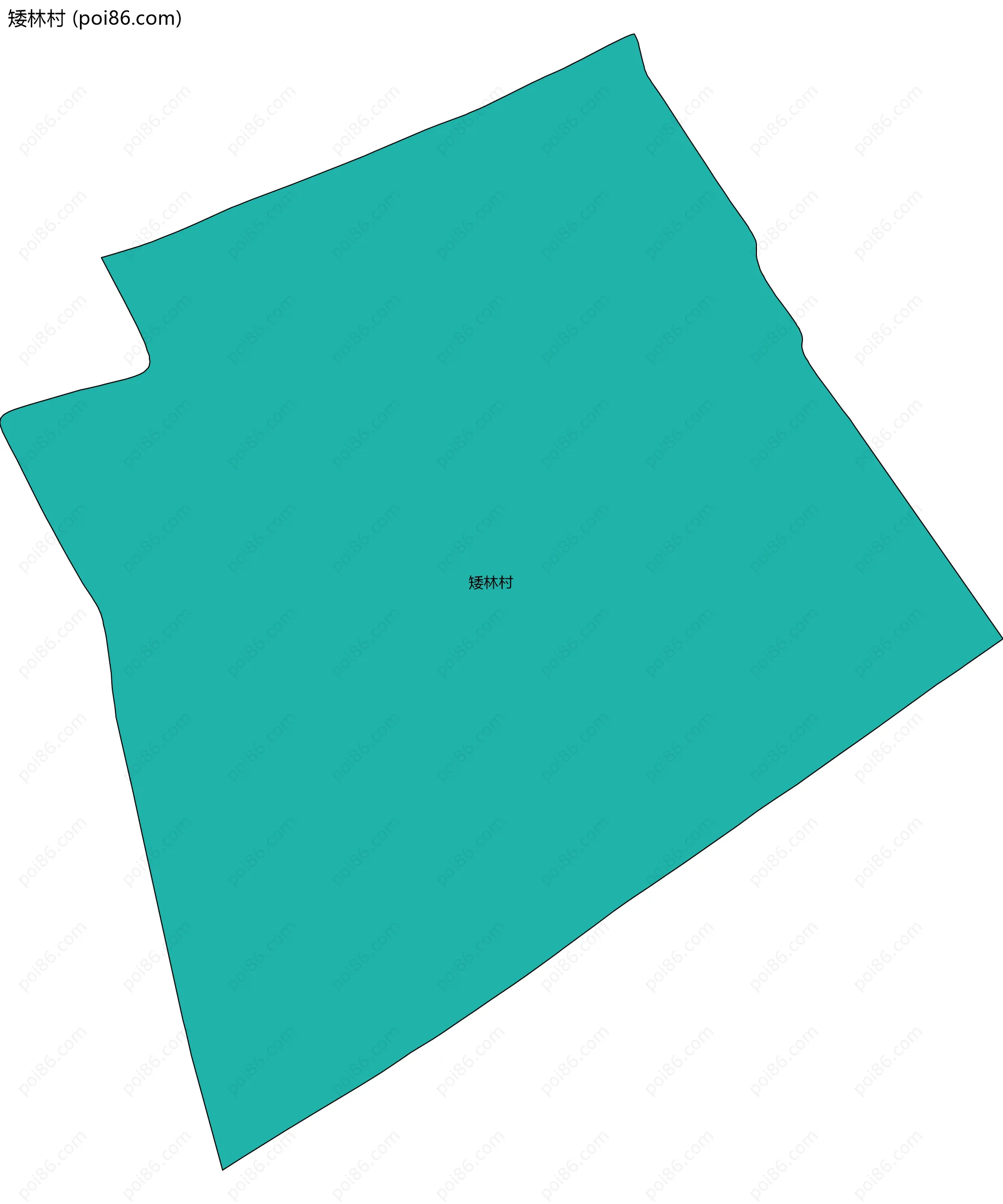 矮林村边界地图