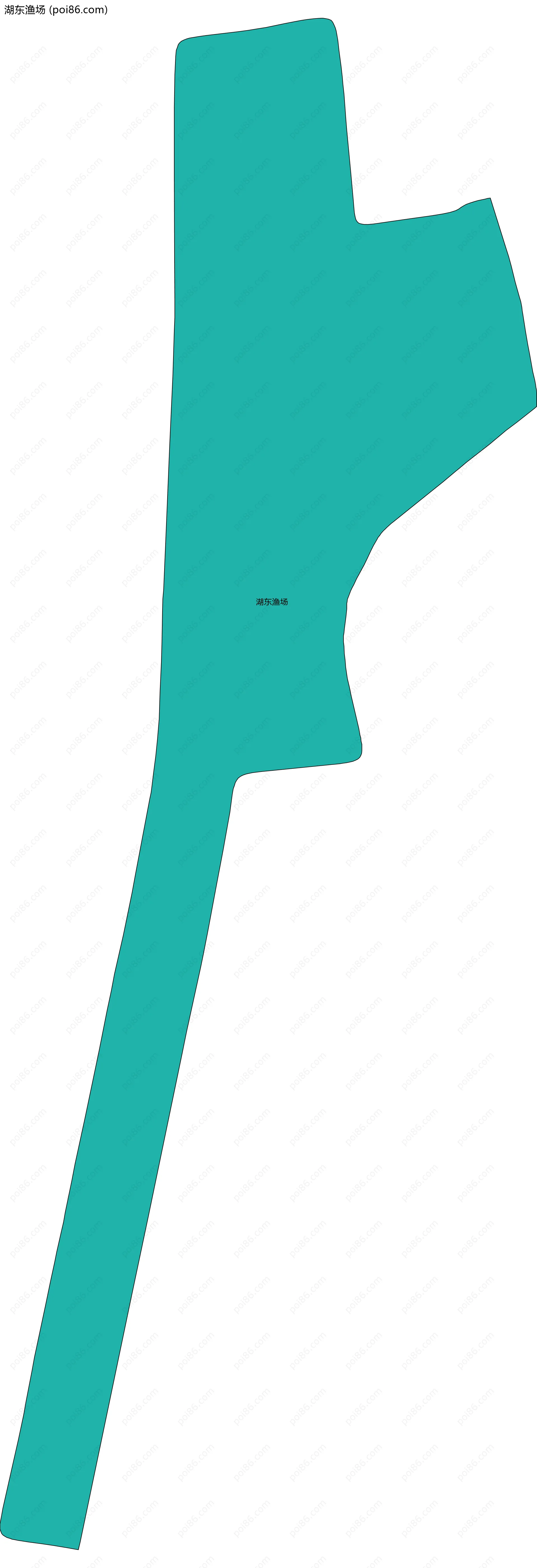 湖东渔场边界地图