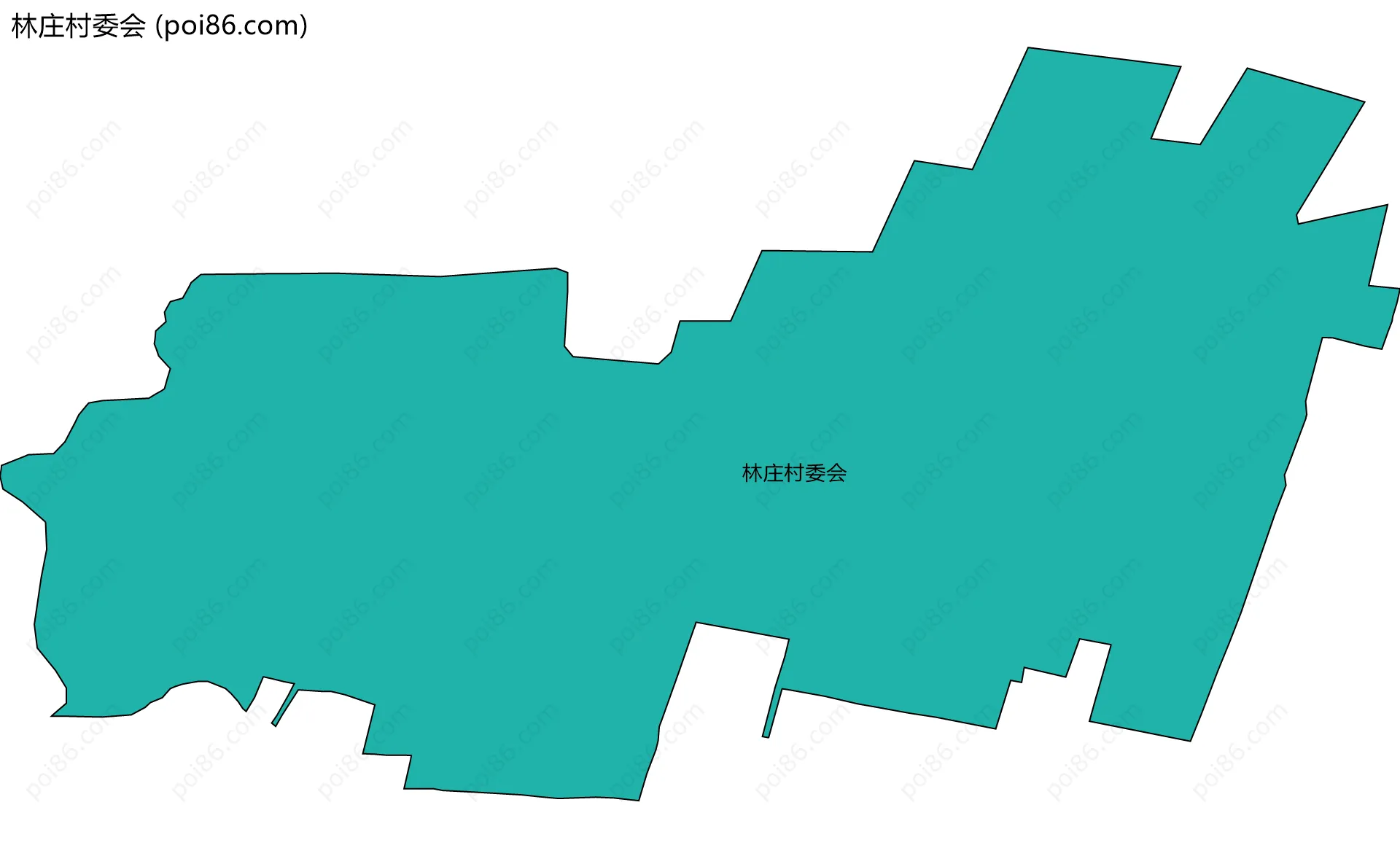 林庄村委会边界地图