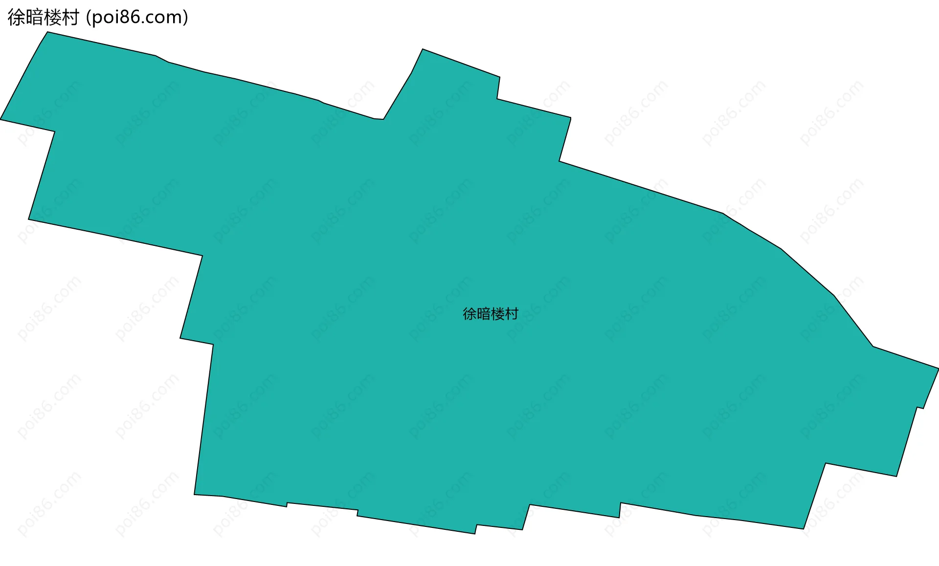 徐暗楼村边界地图