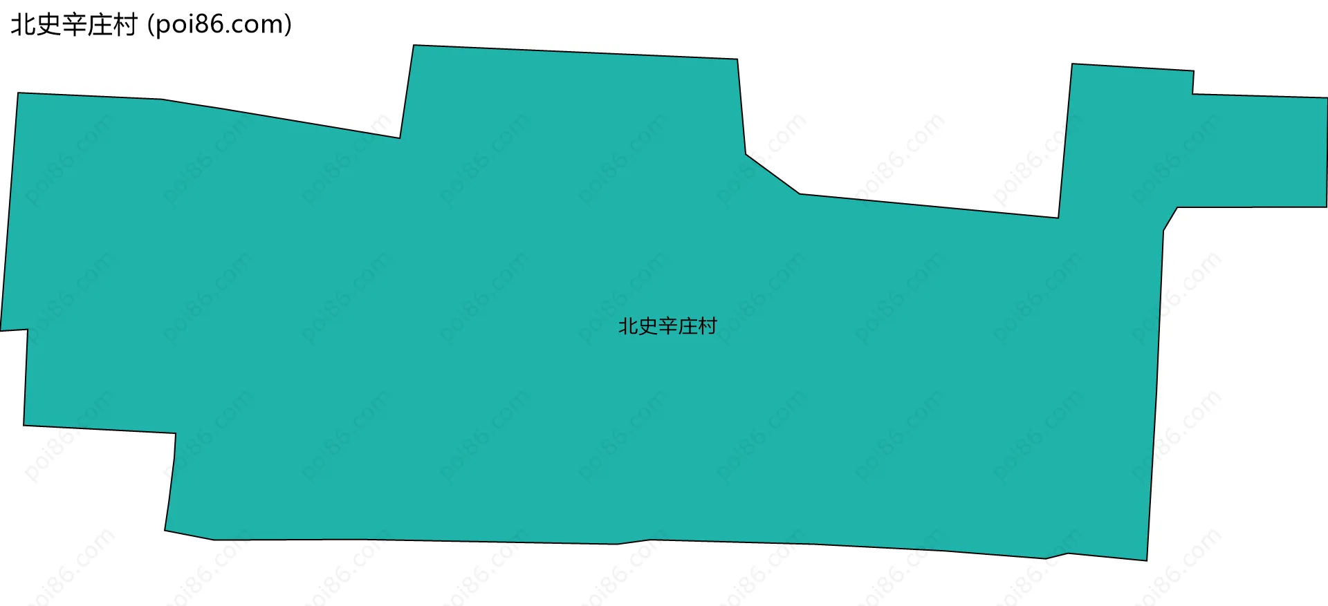 北史辛庄村边界地图