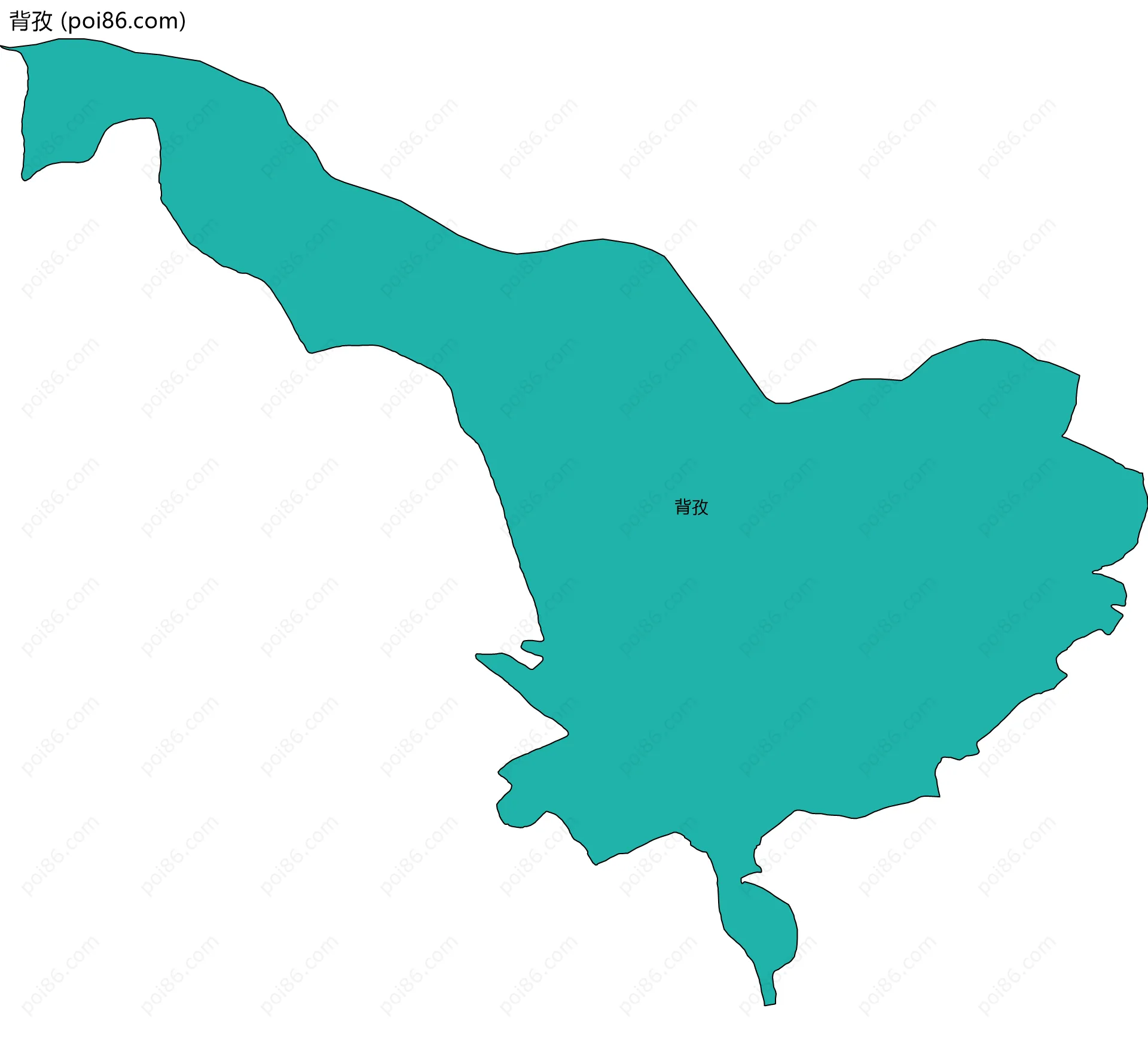 背孜边界地图