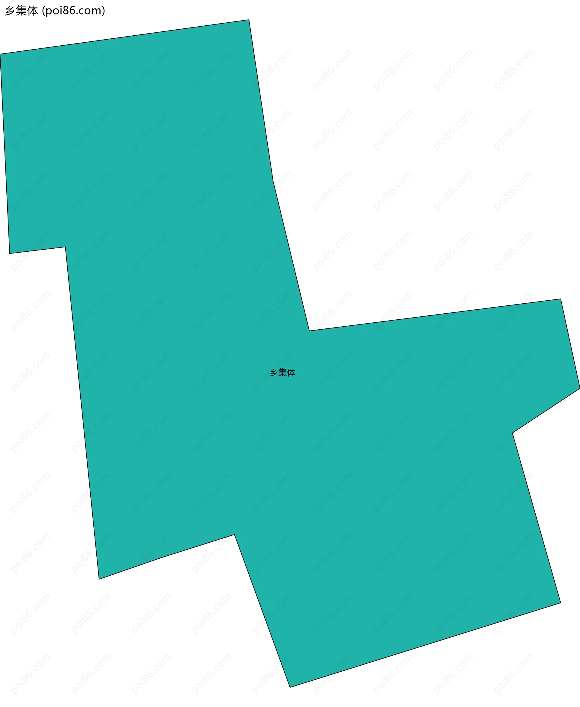 乡集体边界地图