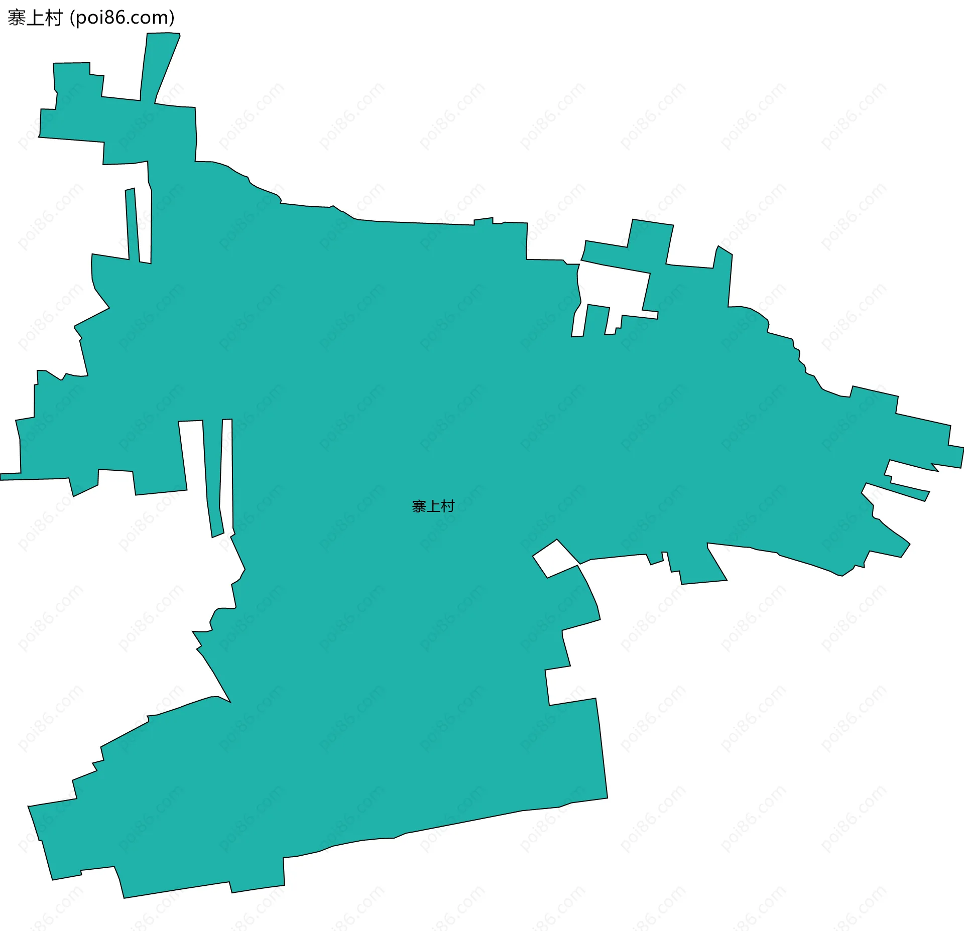 寨上村边界地图