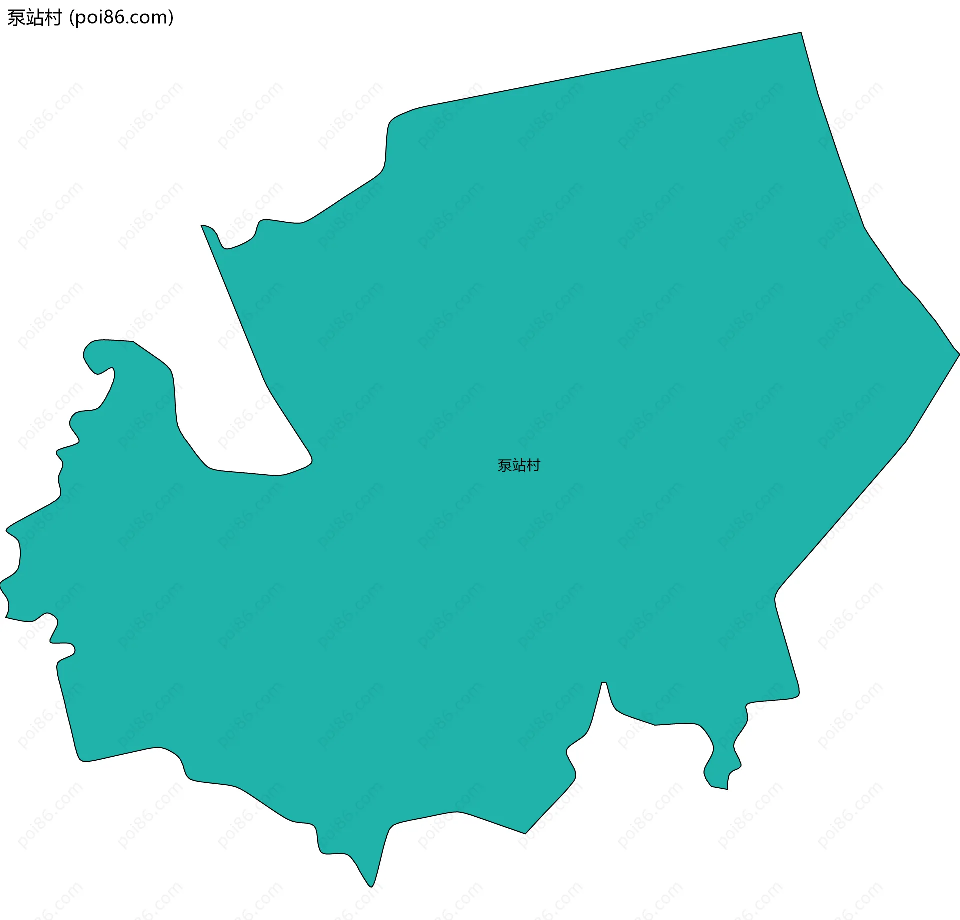 泵站村边界地图