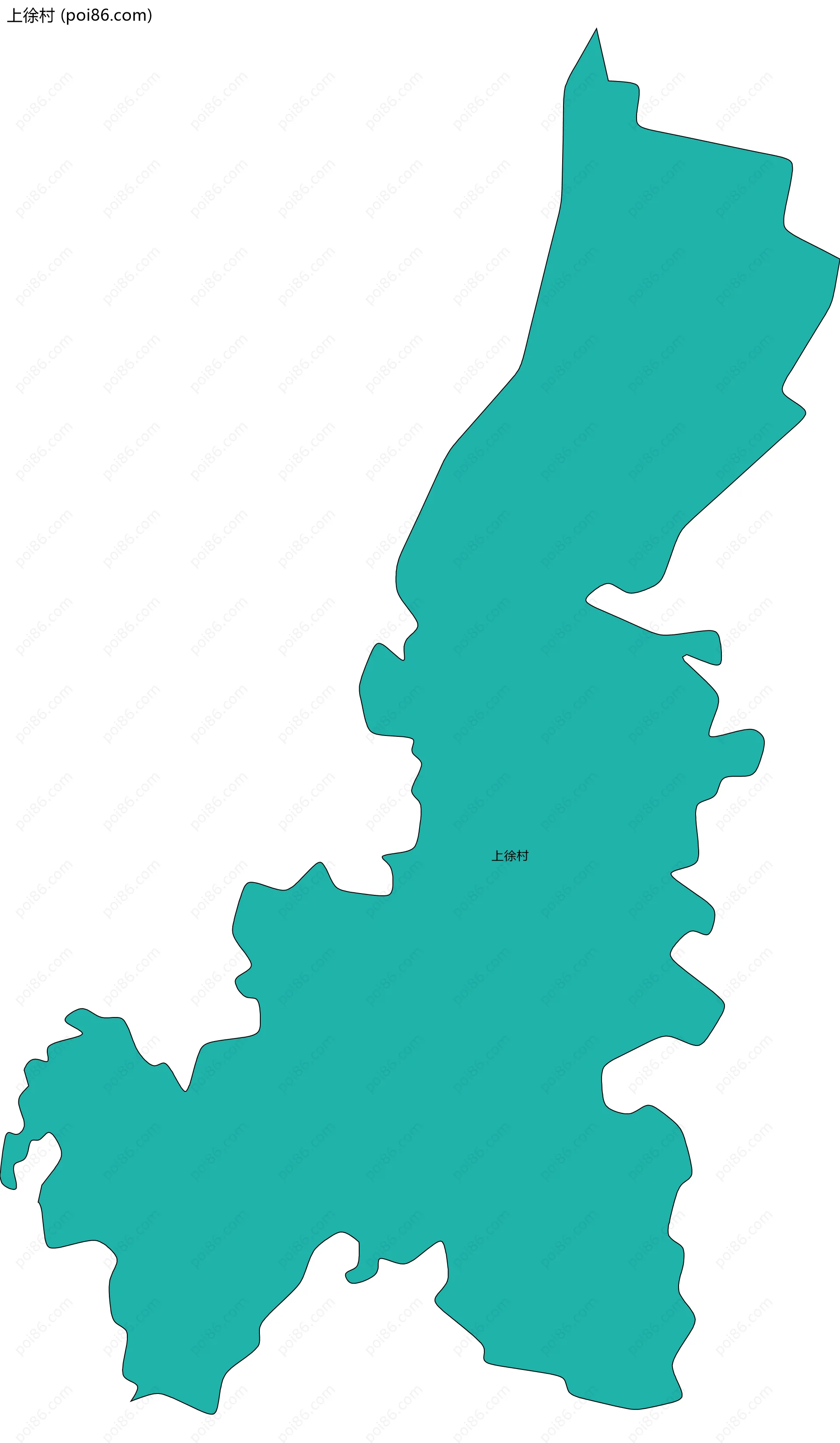 上徐村边界地图