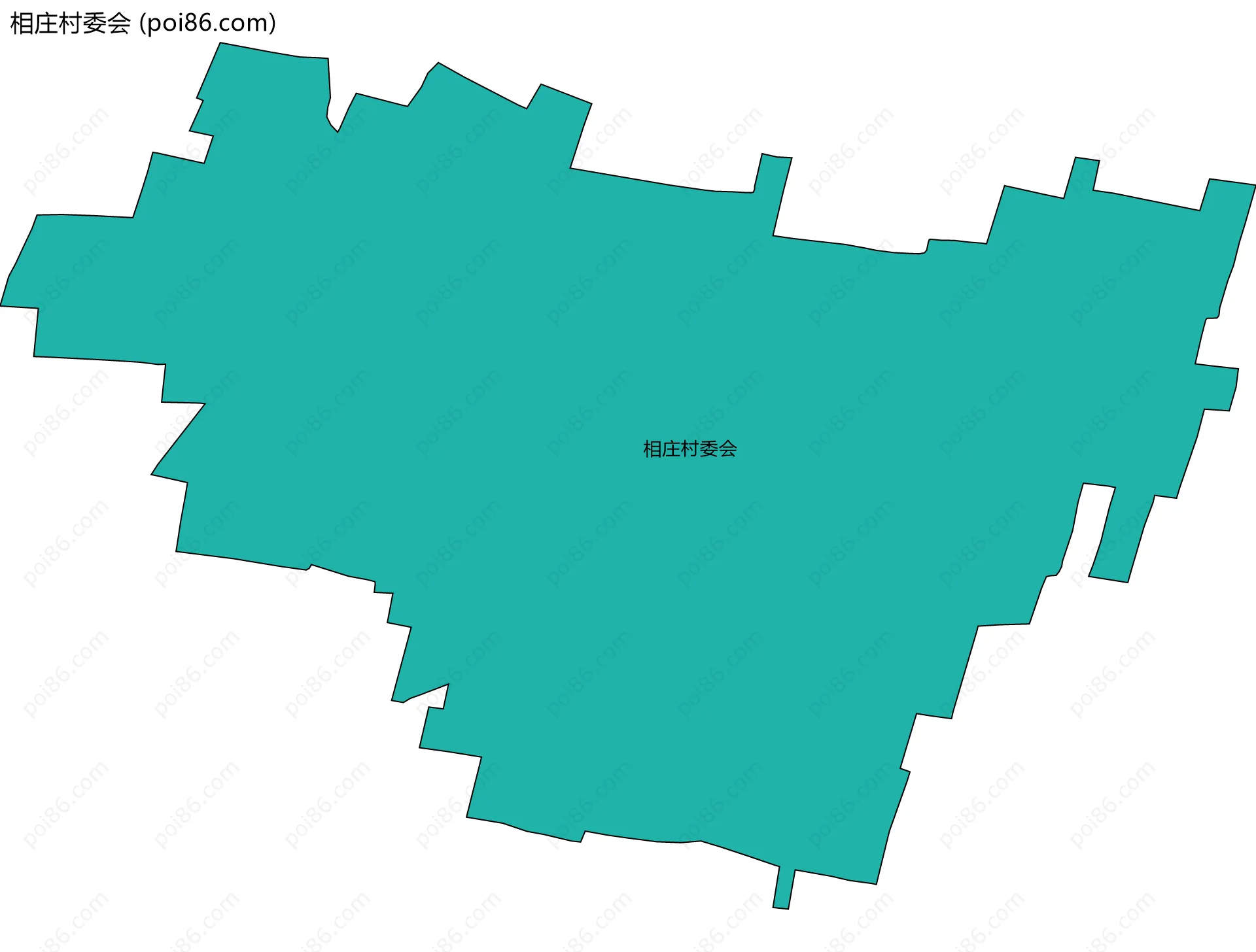 相庄村委会边界地图