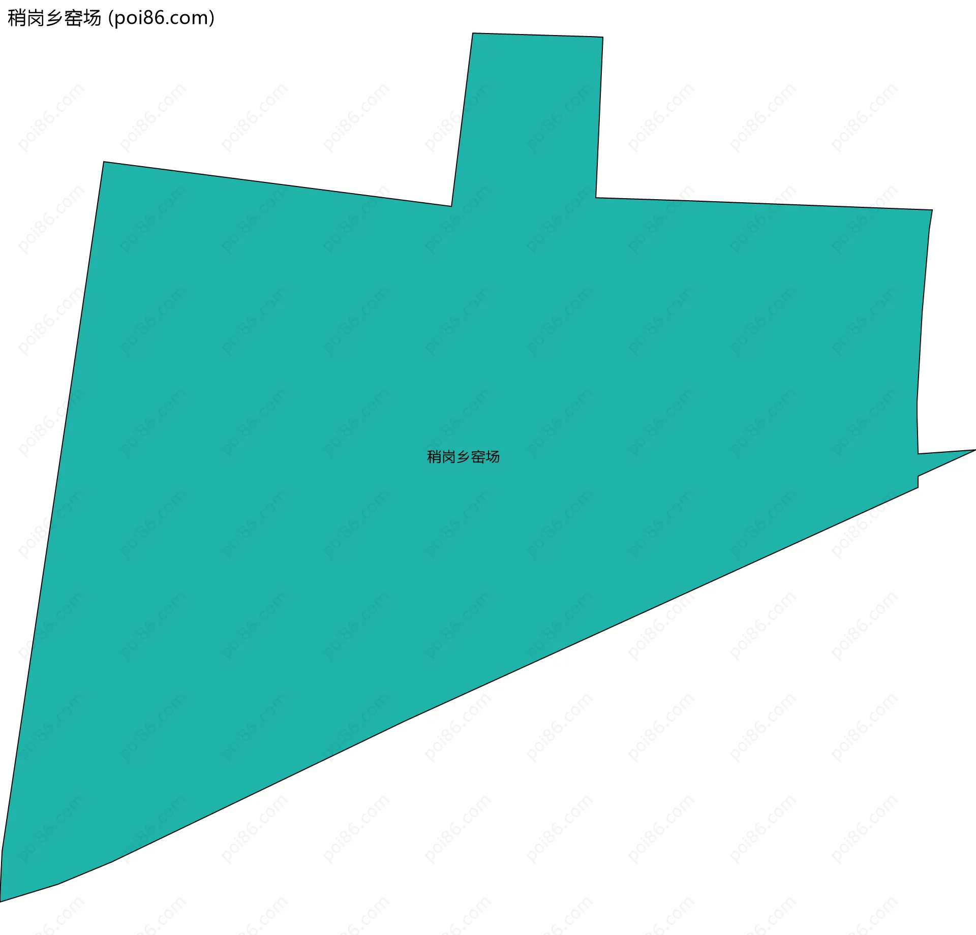 稍岗乡窑场边界地图