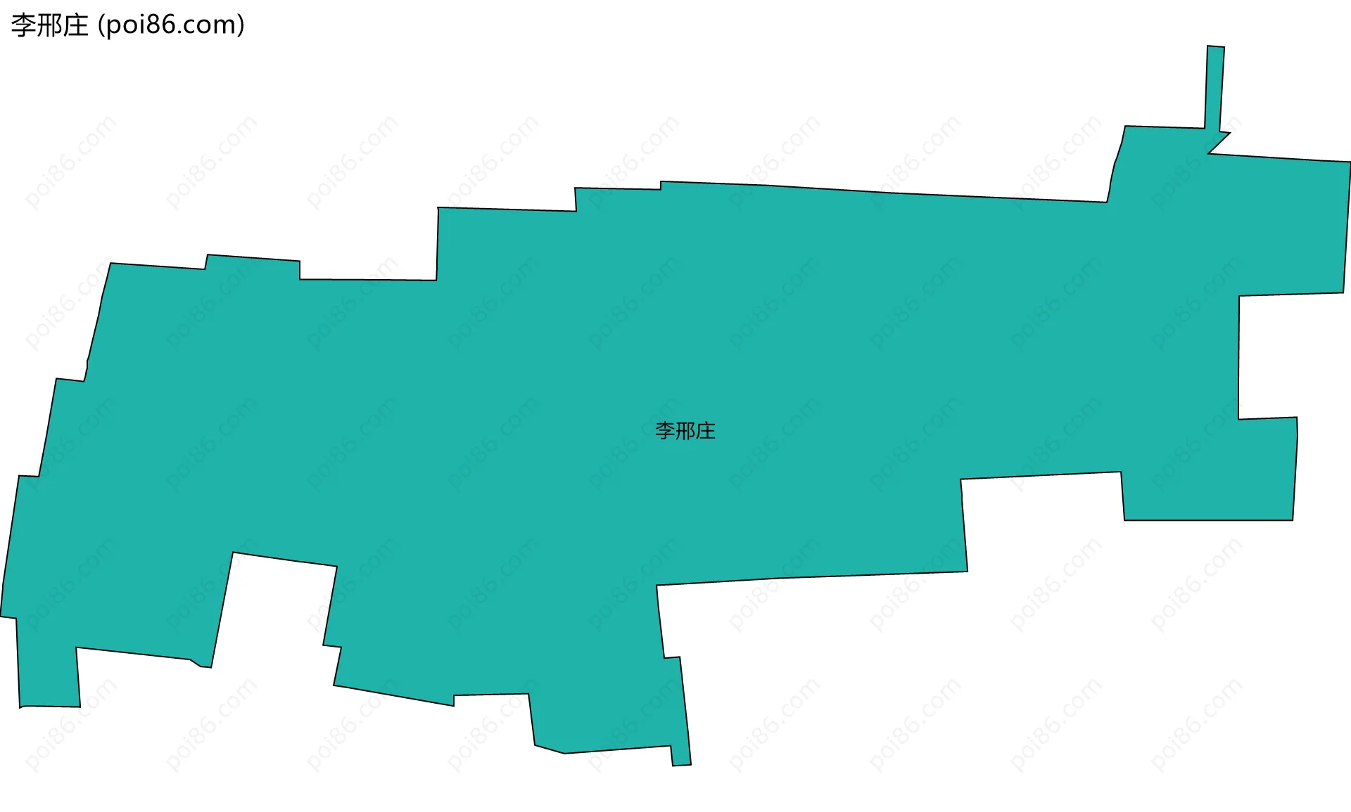 李邢庄边界地图