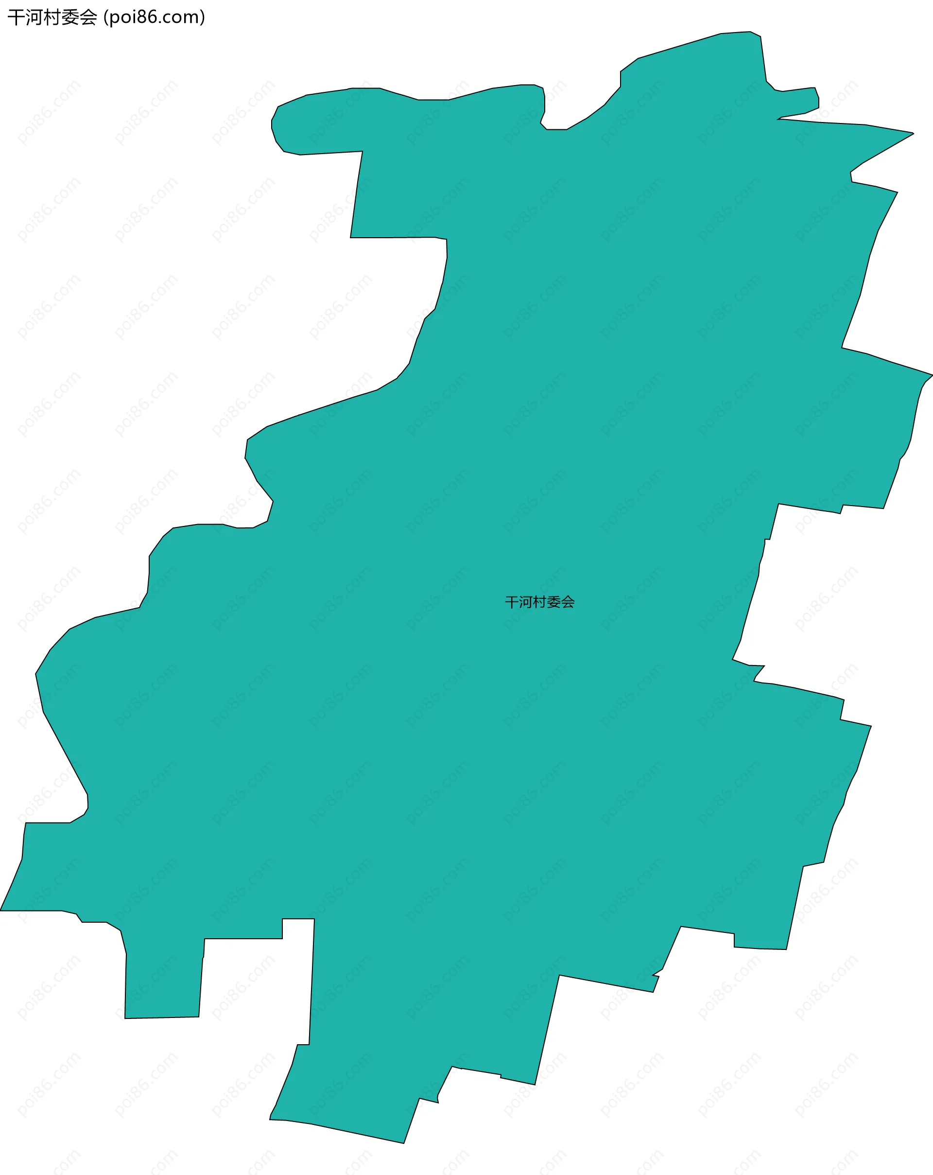 干河村委会边界地图