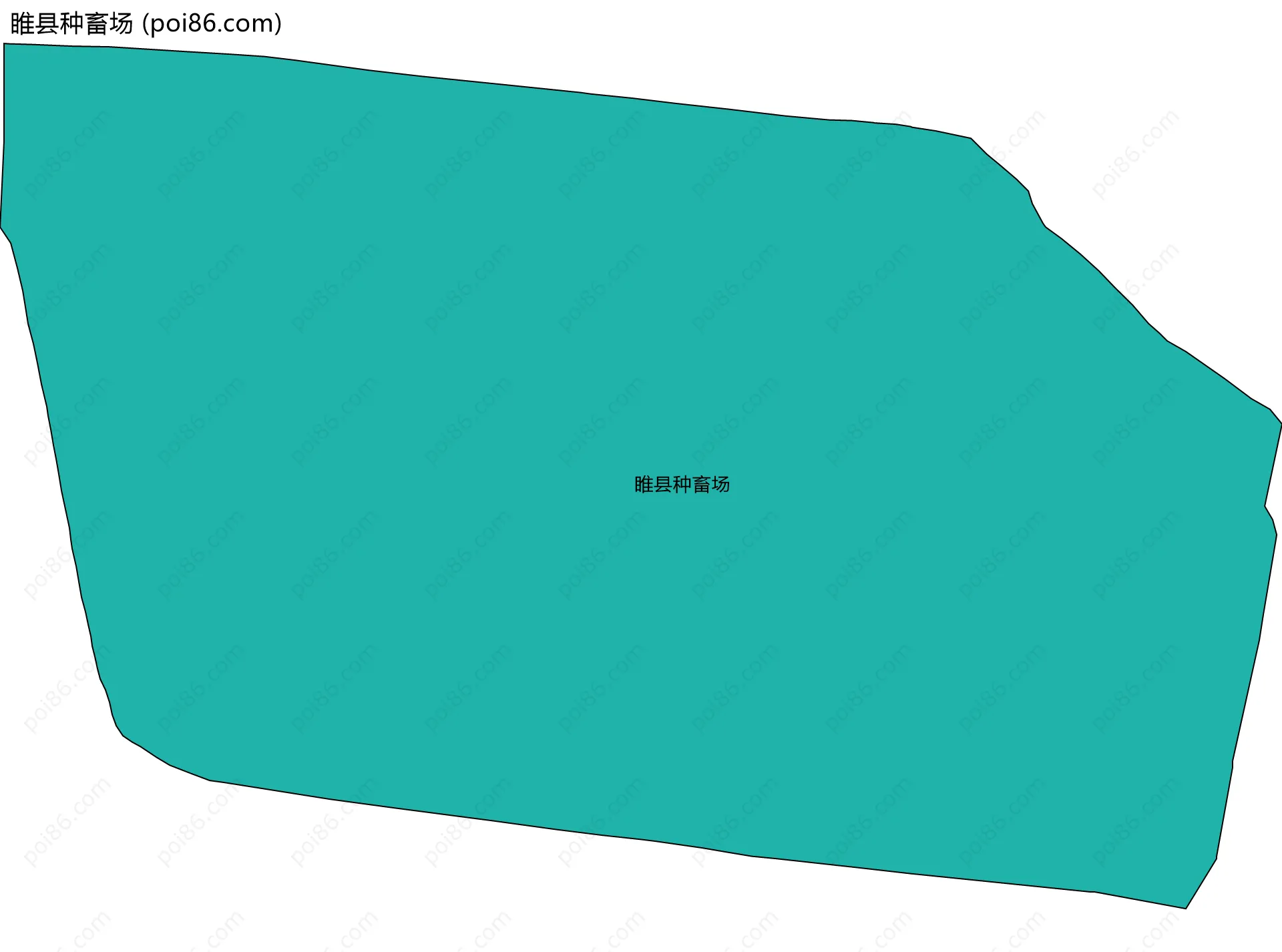 睢县种畜场边界地图