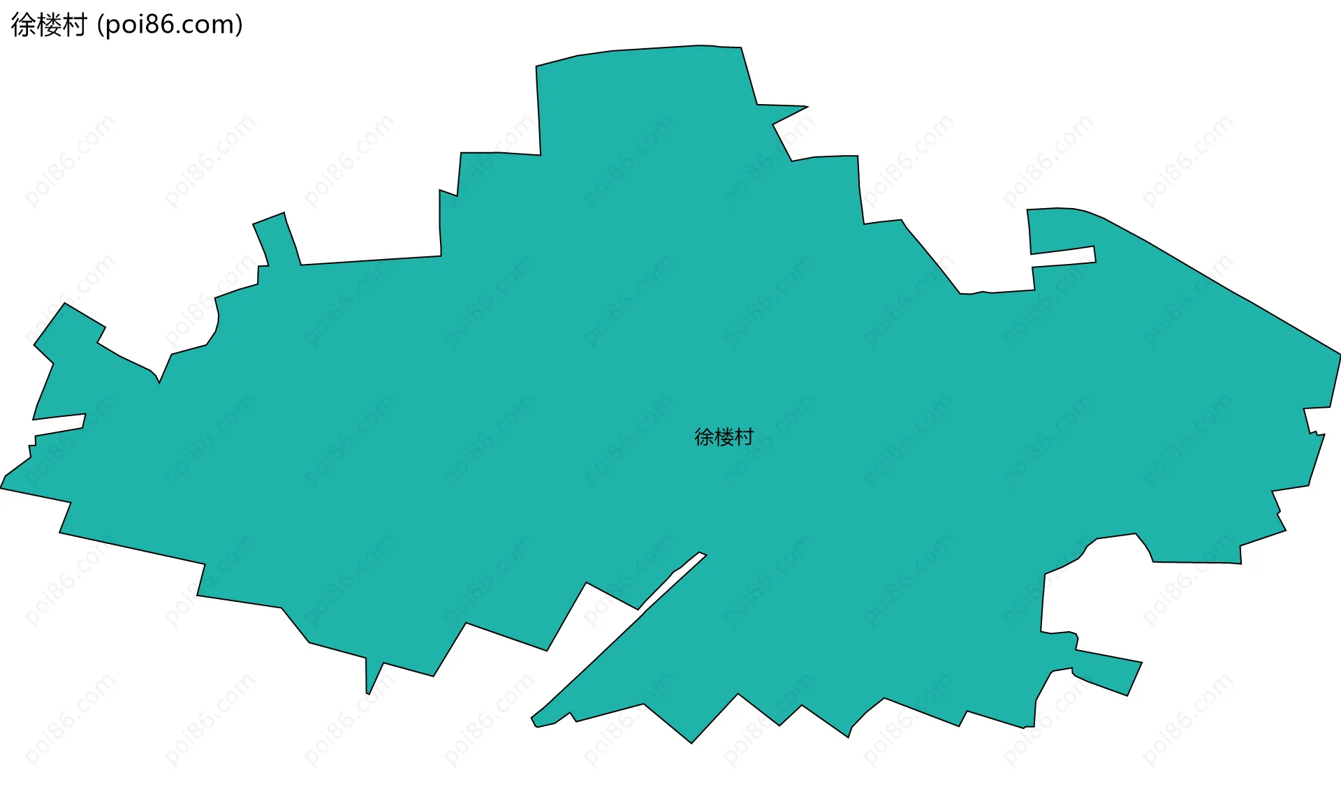 徐楼村边界地图