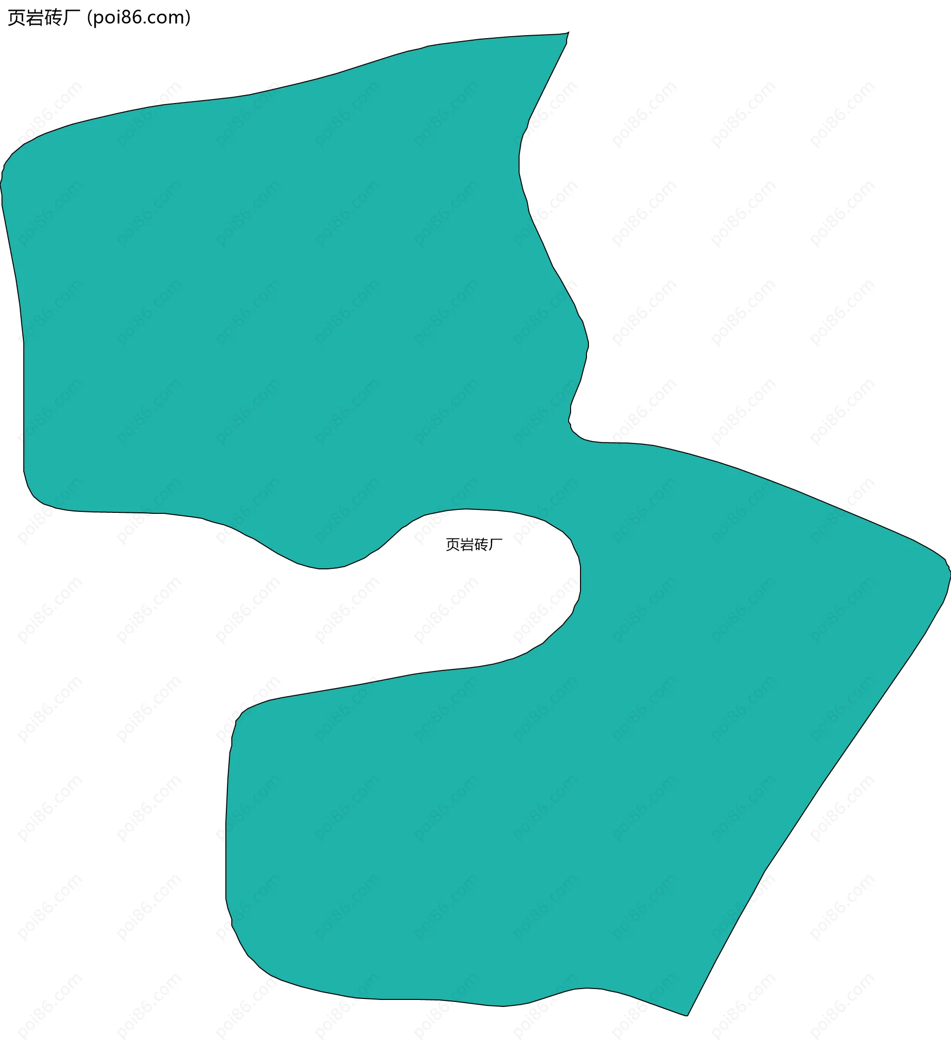 页岩砖厂边界地图