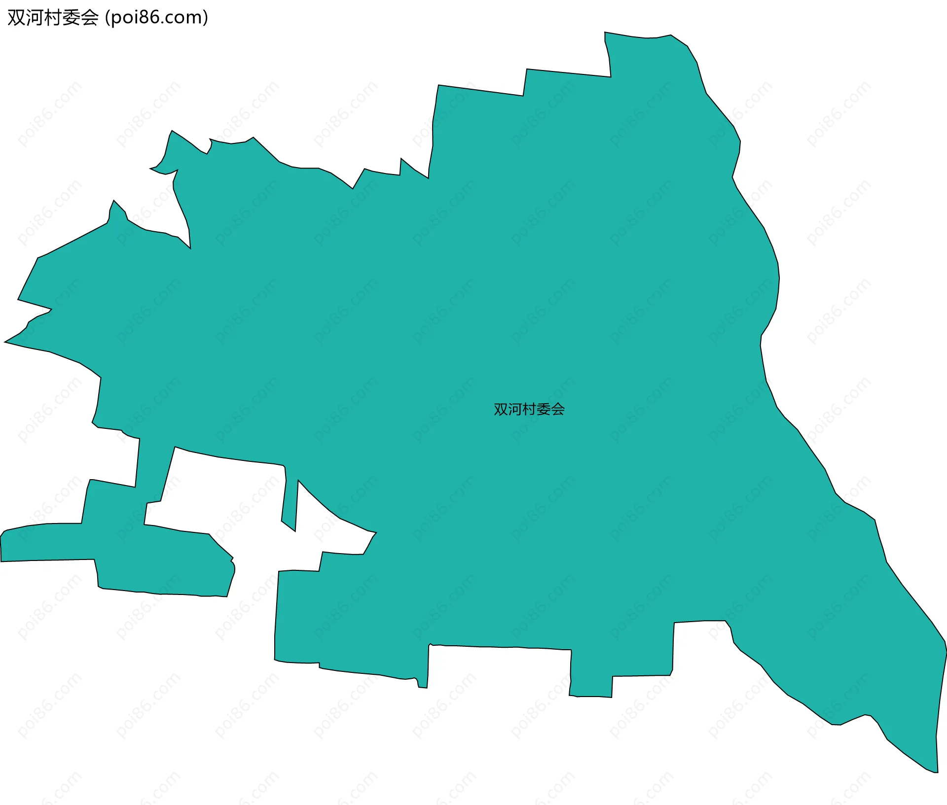 双河村委会边界地图