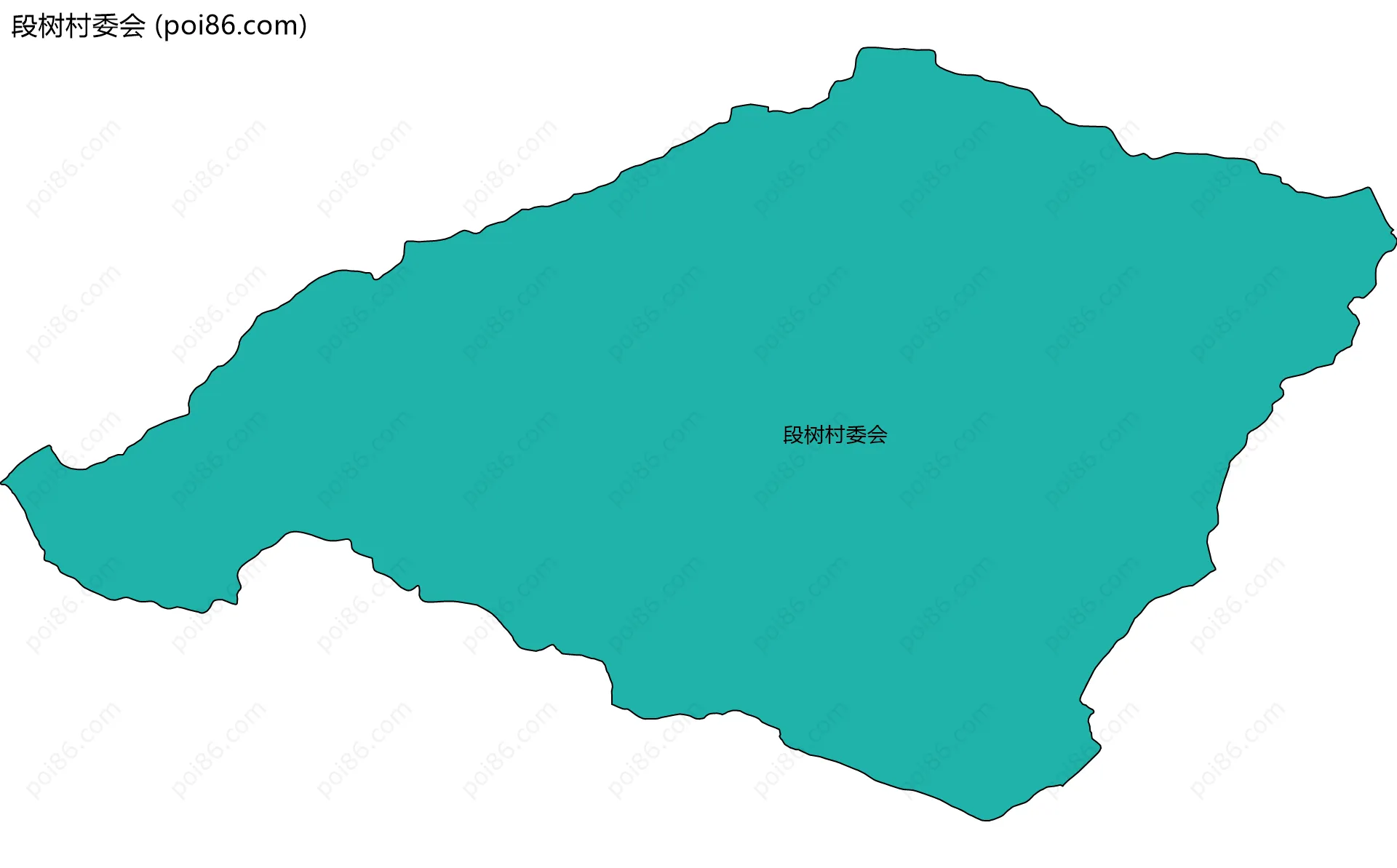 段树村委会边界地图