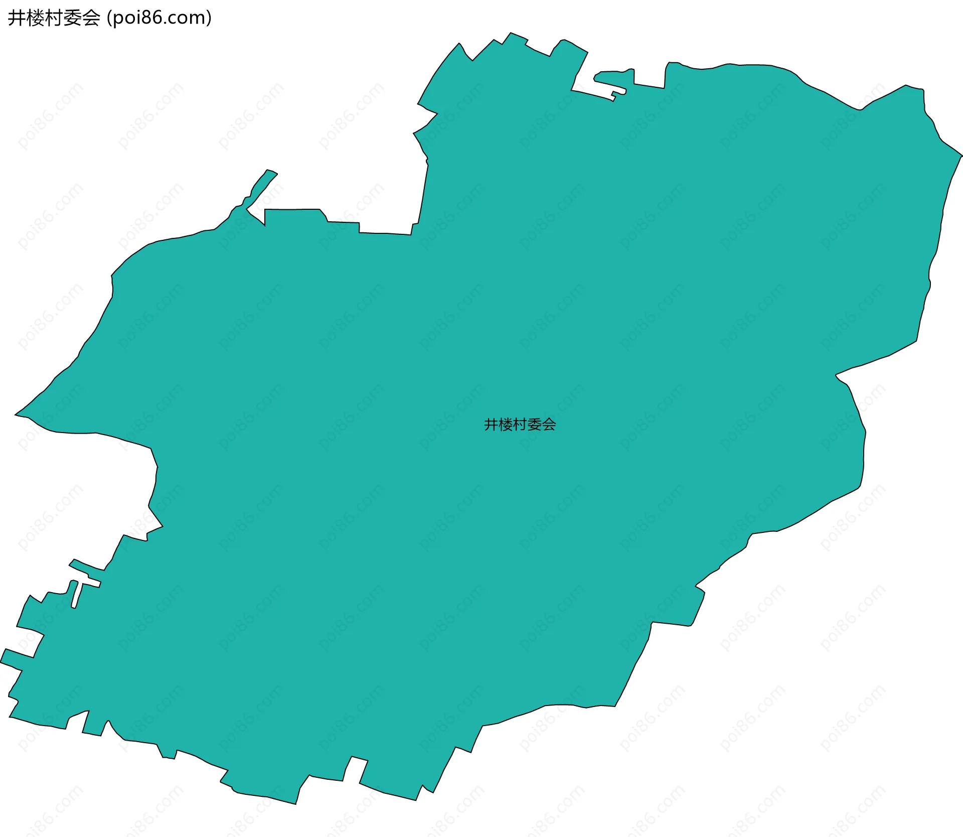井楼村委会边界地图